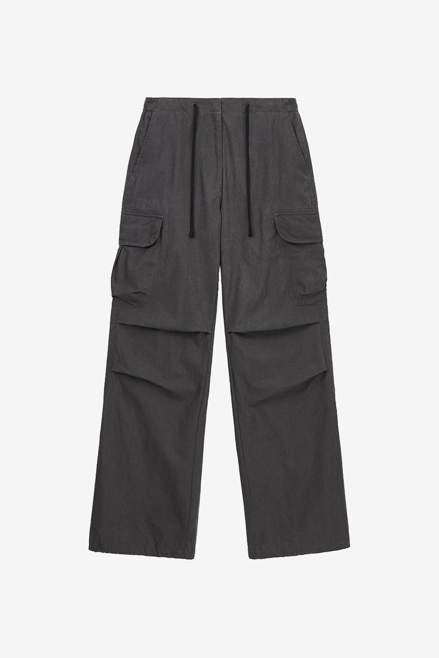 Insilence - Ashed Semi-Wide Cargo Pants (Charcoal) product image 7 | TRAB K-Fashion Australia