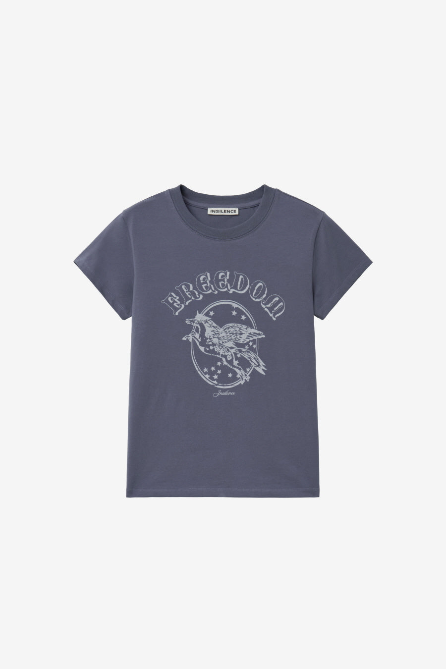 Insilence - Freedom Graphic T-shirt (Navy) product image 7 | TRAB K-Fashion Australia