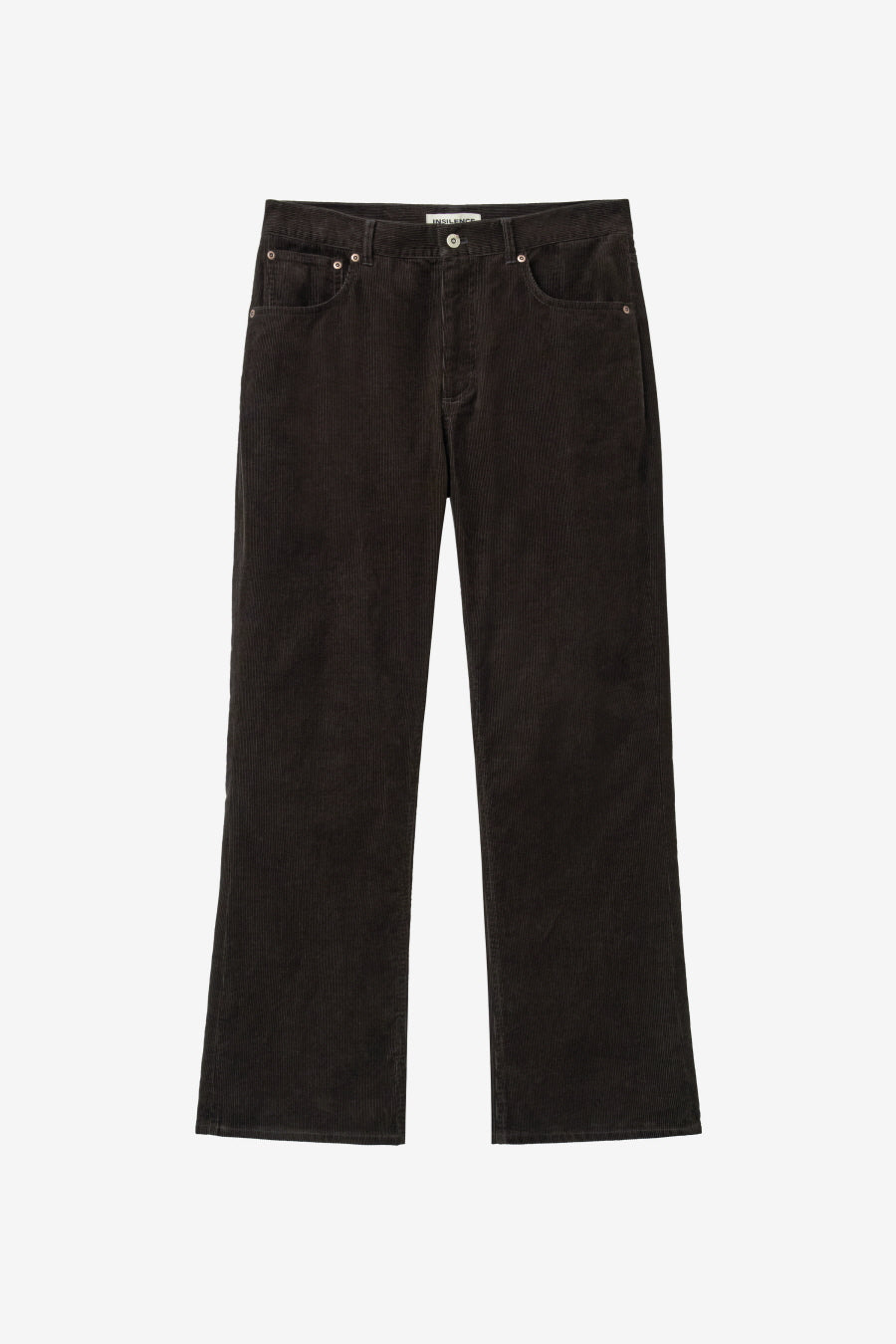 Insilence - Corduroy SemiFlare Pants (Brown) product image 7 | TRAB K-Fashion Australia