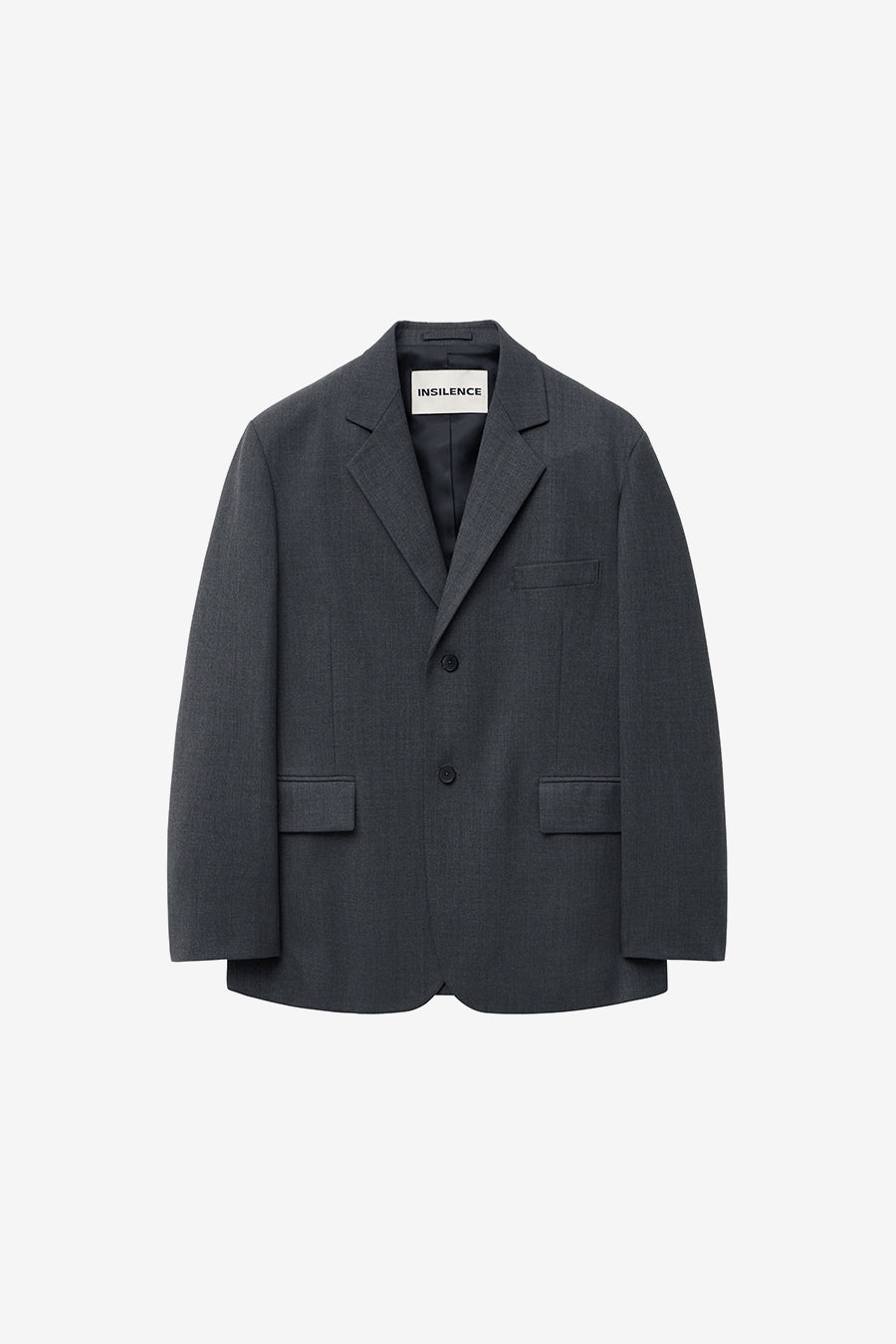 Insilence - Oversize Wool Blazer (Dark Grey) product image 5 | TRAB K-Fashion Australia