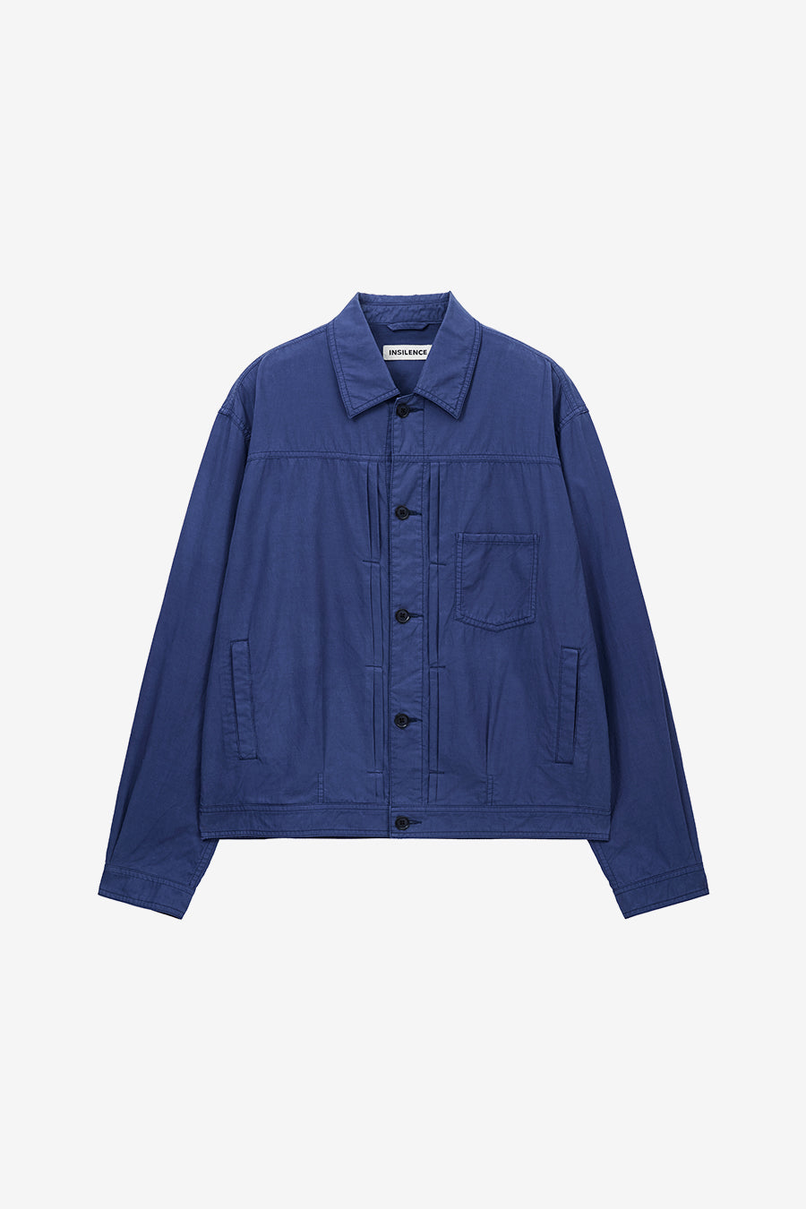 Insilence - Garment-Dyed Tencel Jean Jacket (Washed Blue) product image 7 | TRAB K-Fashion Australia