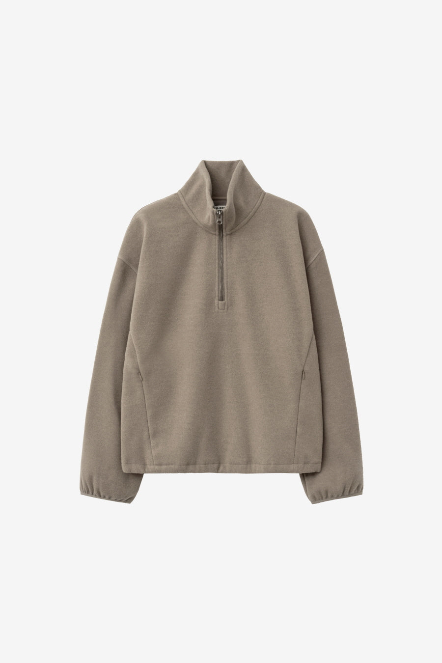 Insilence - Classic Fleece Quarter-Zip (Ash Beige) product image 7 | TRAB K-Fashion Australia