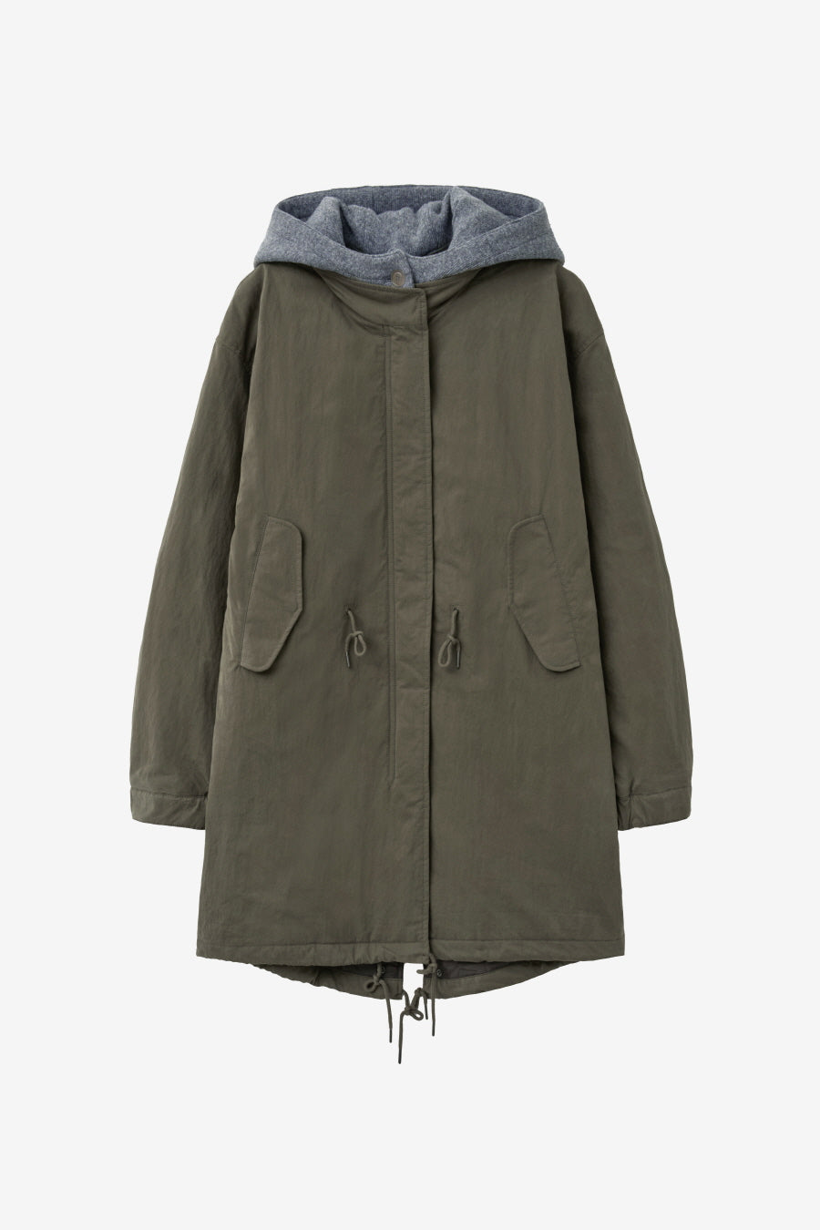 Insilence - M65 Padded Hood Parka (Olive Khaki) product image 9 | TRAB K-Fashion Australia