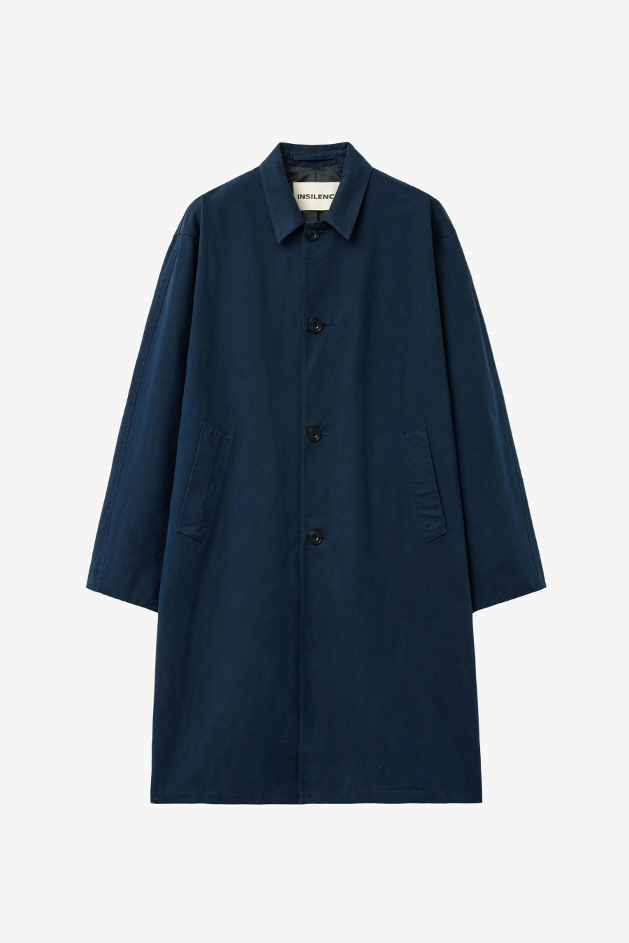 Insilence - Single Trench Coat (Navy) product image 7 | TRAB K-Fashion Australia