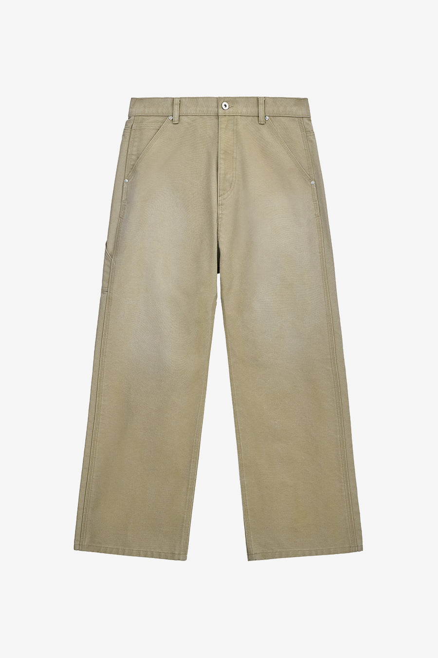 Insilence - Hard Duck Vintage Work Pants (Beige) product image 7 | TRAB K-Fashion Australia