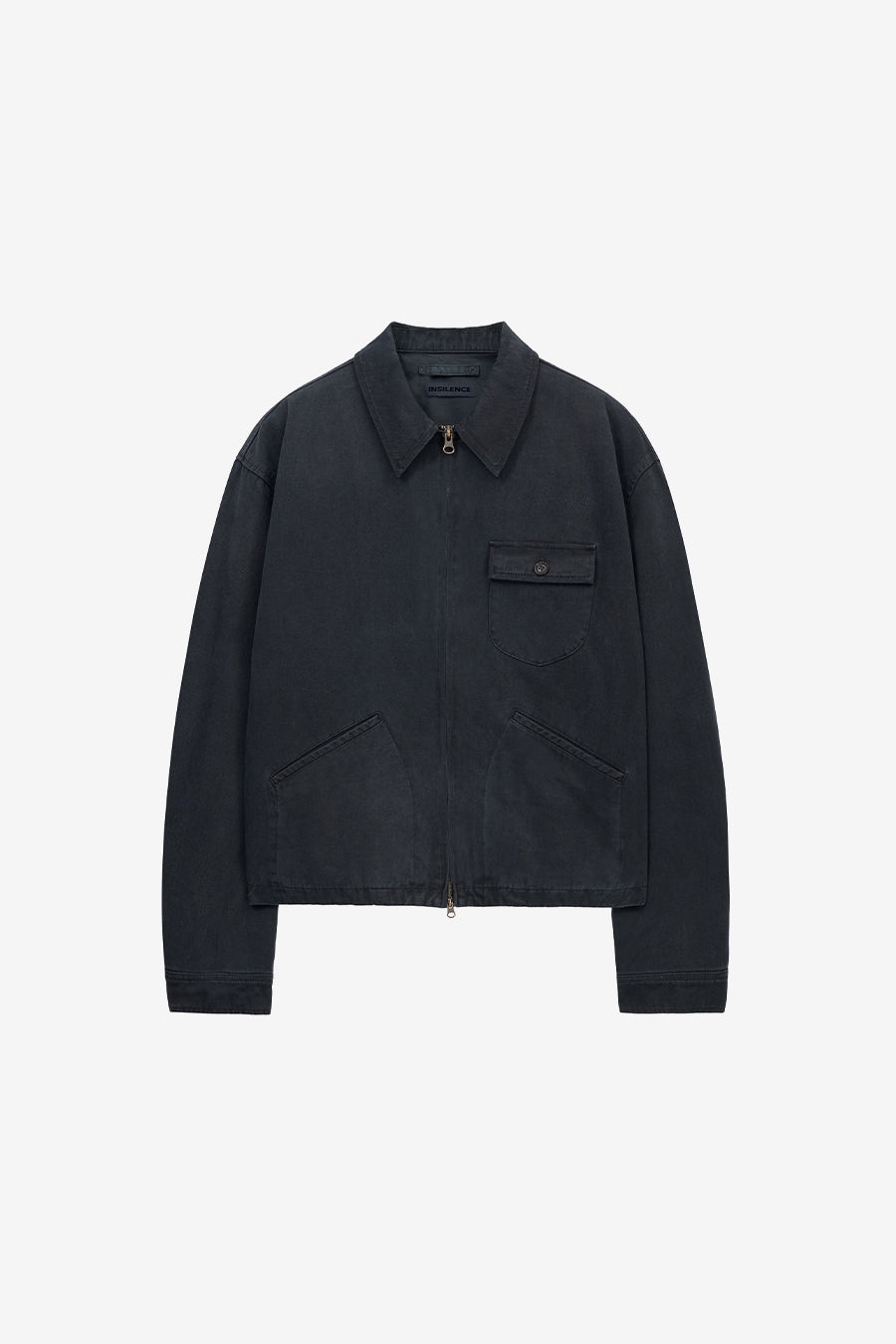 Insilence - Garment Dyed Drizzler Jacket (Faded Black) product image 7 | TRAB K-Fashion Australia