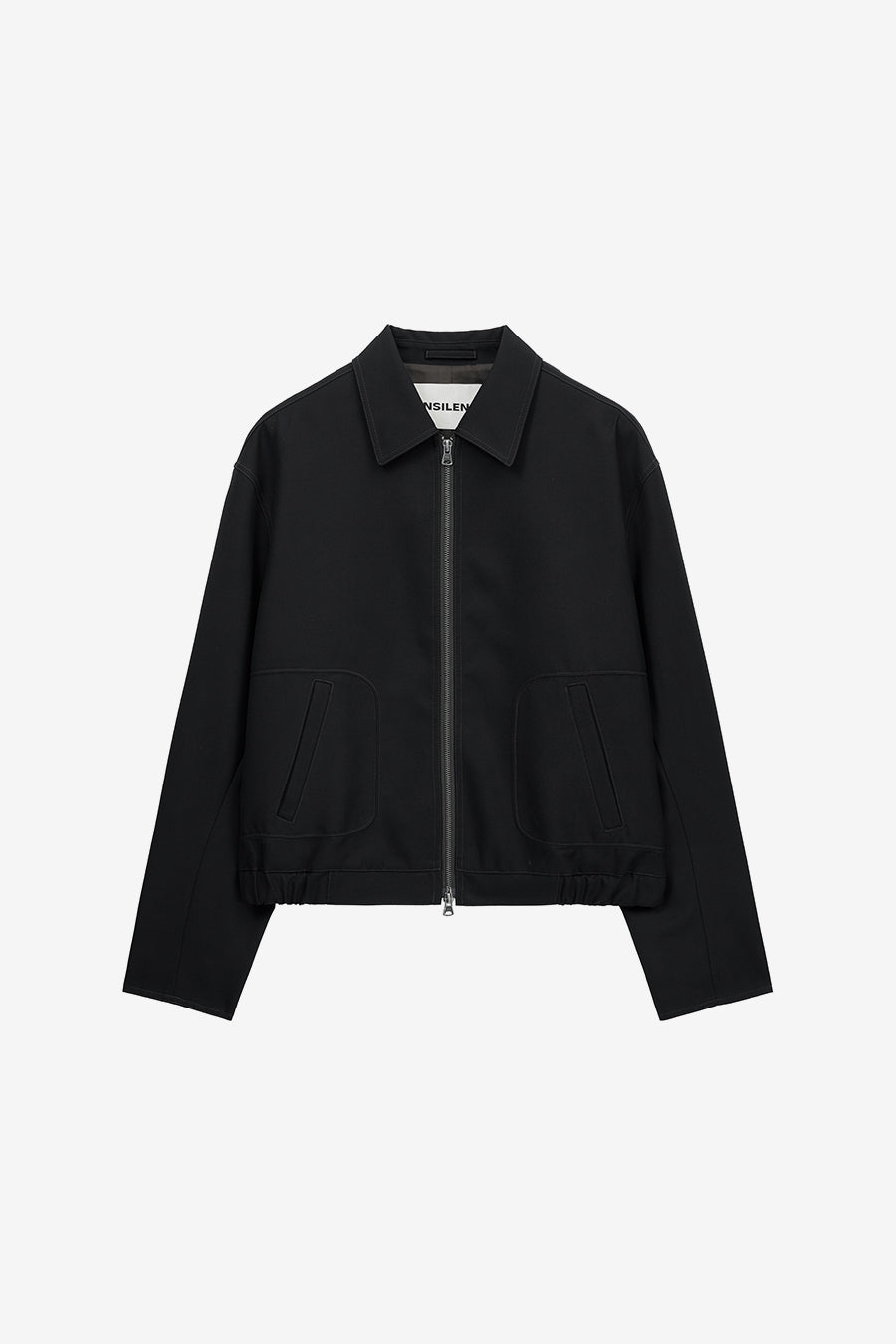 Insilence - Wool Drizzler Blouson (Black) product image 9 | TRAB K-Fashion Australia