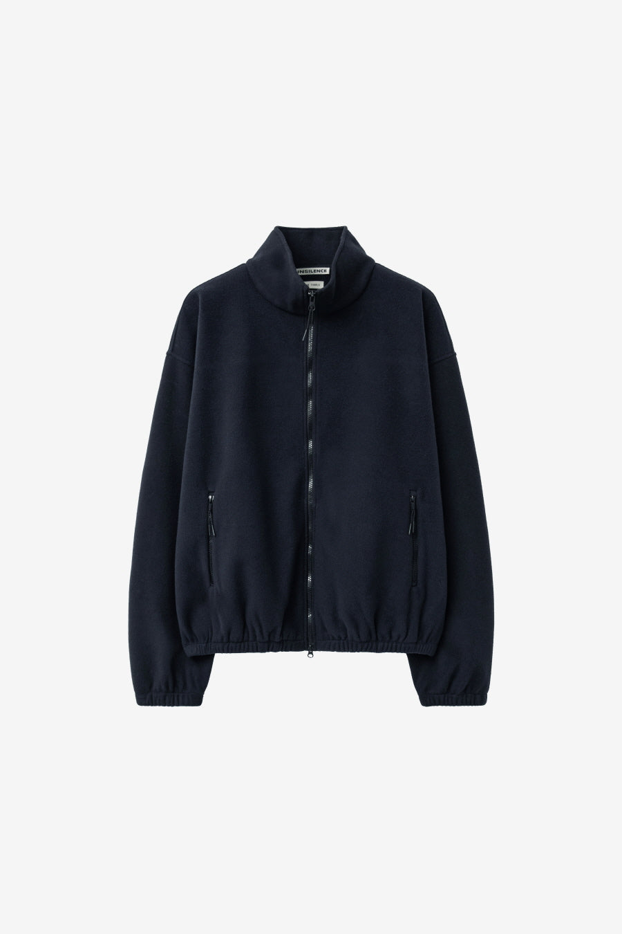 Insilence - Fleece Full Zip-Up Jumper (Navy) product image 7 | TRAB K-Fashion Australia