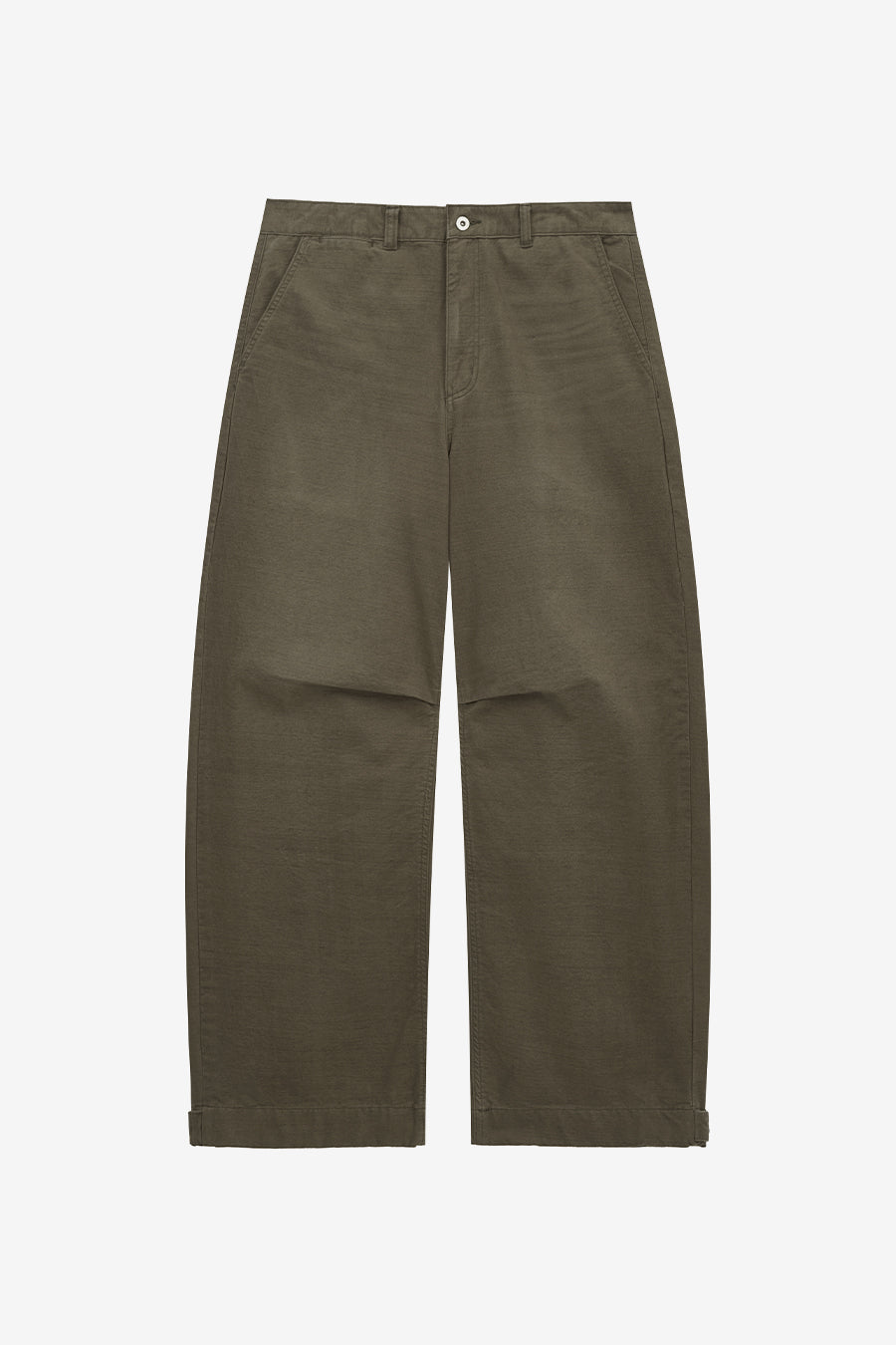 Insilence - Slub Twill Volume Pants (Beige Brown) product image 5 | TRAB K-Fashion Australia