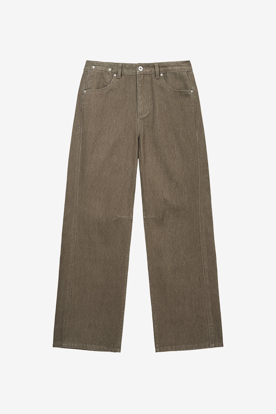 Insilence - Curved Cation Denim (Khaki) product image 7 | TRAB K-Fashion Australia