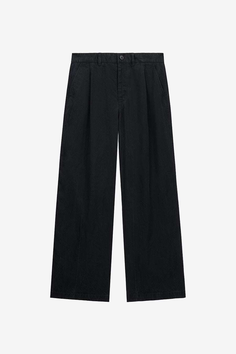 Insilence - Vintage Washed Tencel Pants (Washed Black) product image 5 | TRAB K-Fashion Australia