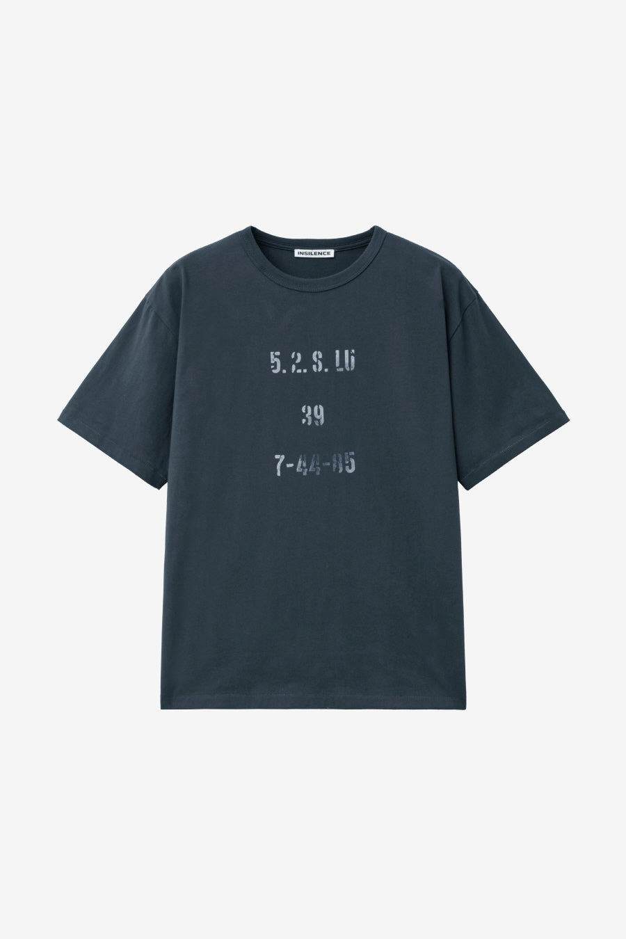 Insilence - Stencil Graphic T-shirt (Charcoal) product image 7 | TRAB K-Fashion Australia