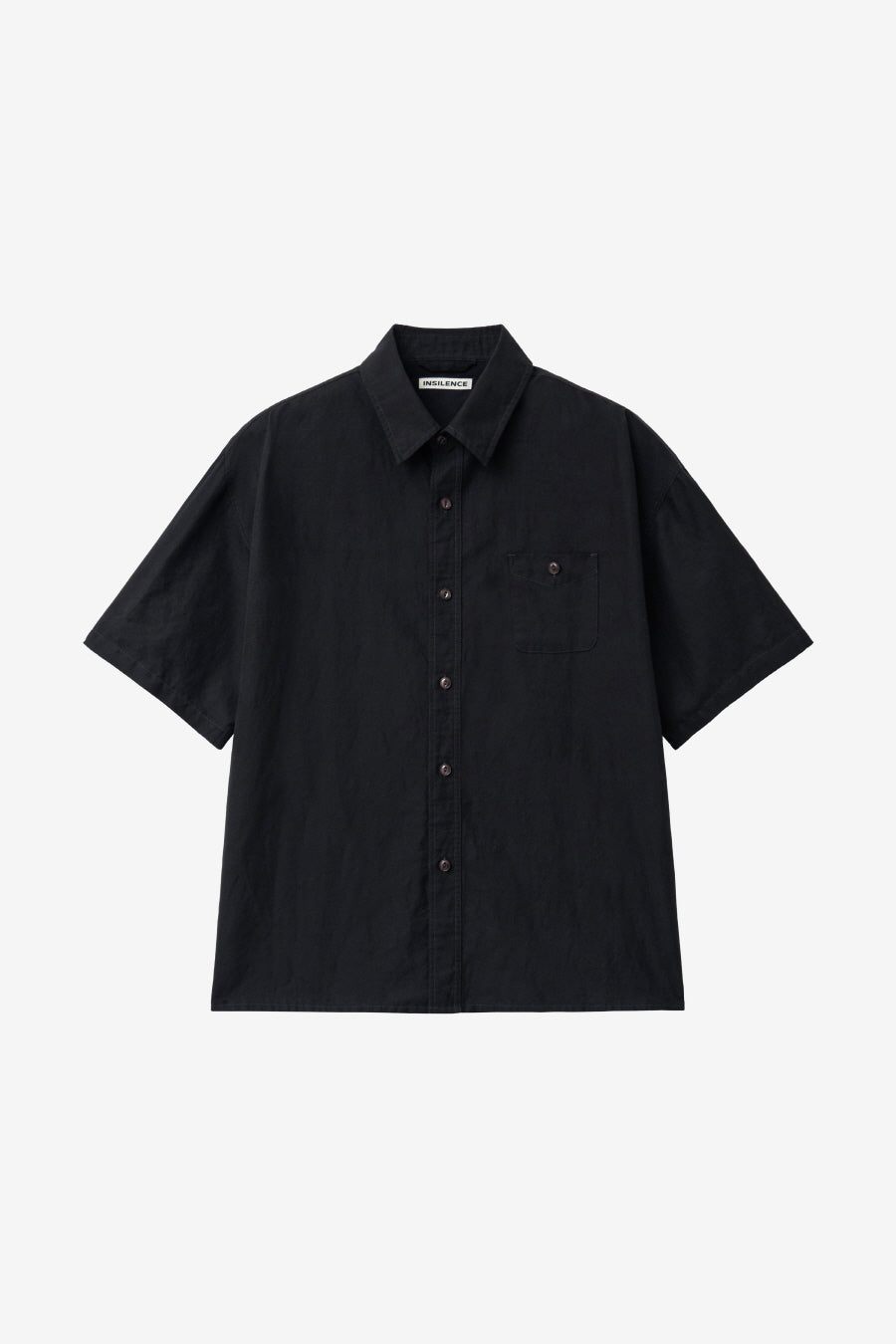 Insilence - Washed Natural Slub Shirt (Black) product image 7 | TRAB K-Fashion Australia