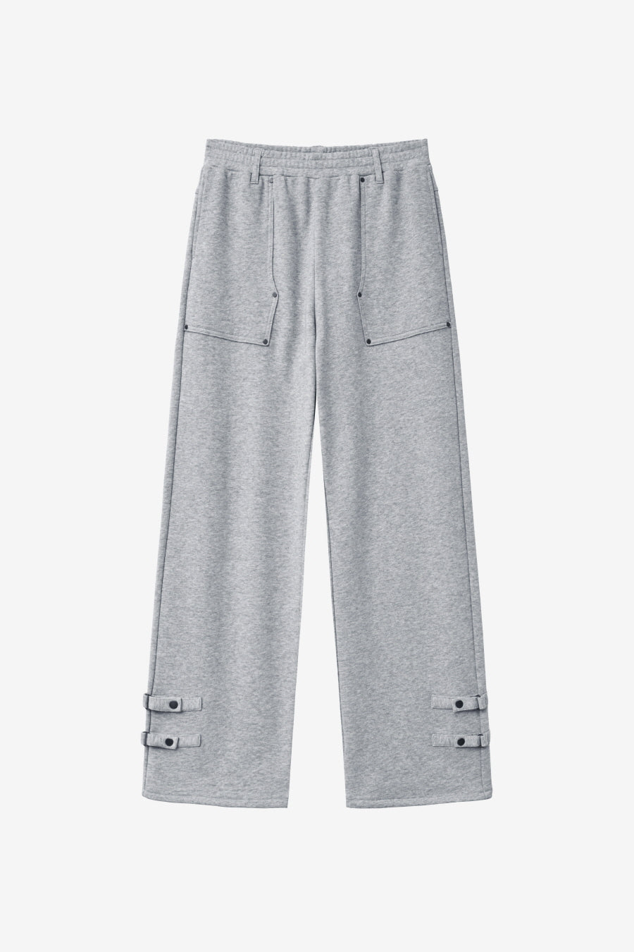 Insilence - Belted Strap Sweat Pants (Melange Grey) product image 7 | TRAB K-Fashion Australia