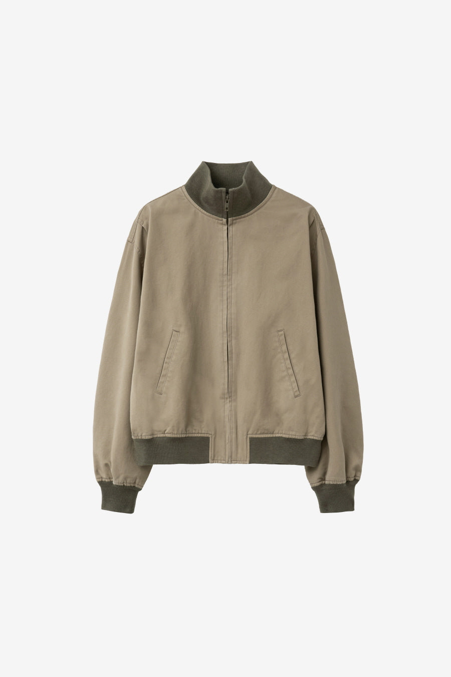 Insilence - Washed Cotton Tanker Jacket (Beige) product image 7 | TRAB K-Fashion Australia