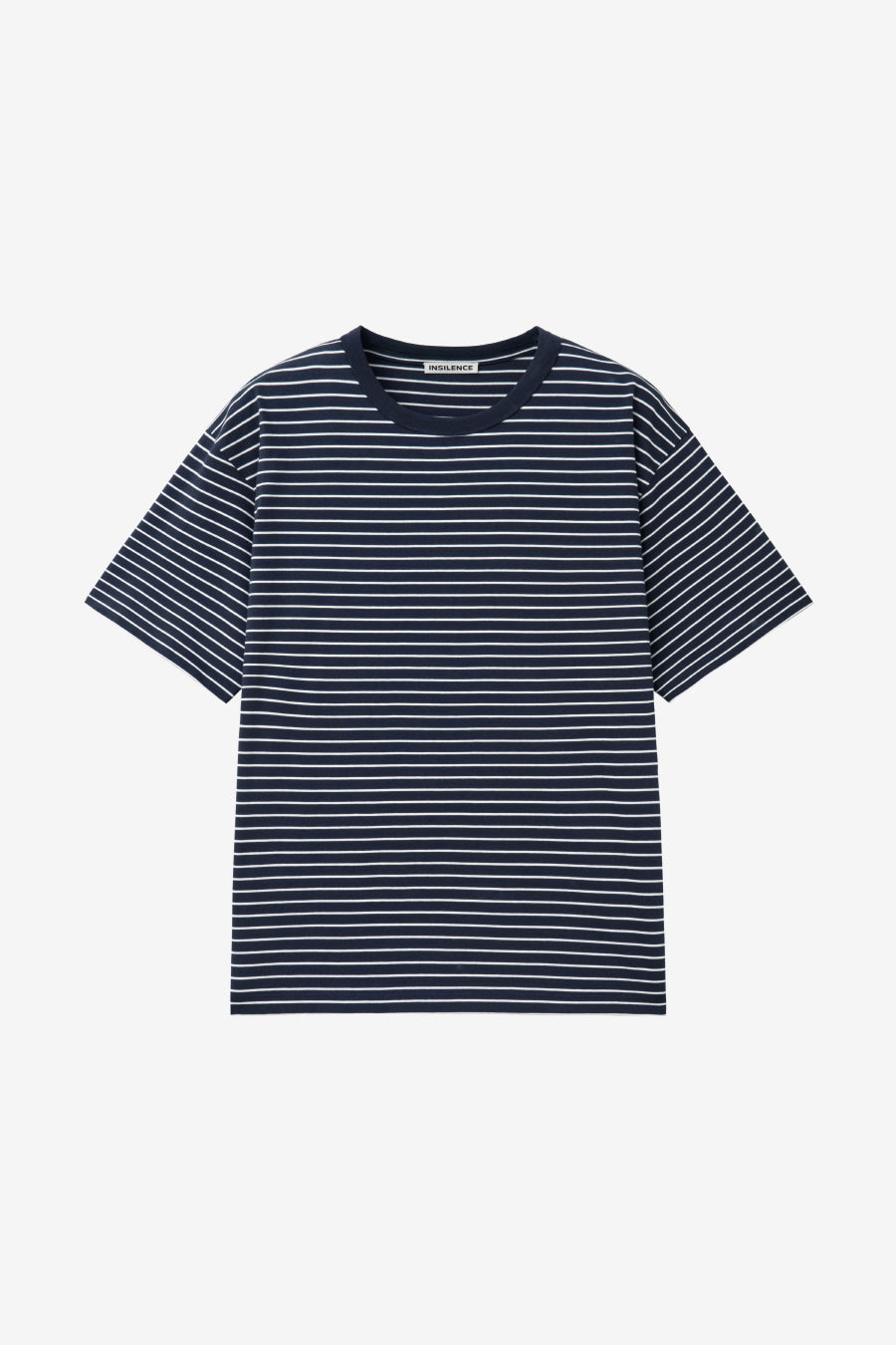Insilence - Striped T-shirt (Navy) product image 7 | TRAB K-Fashion Australia