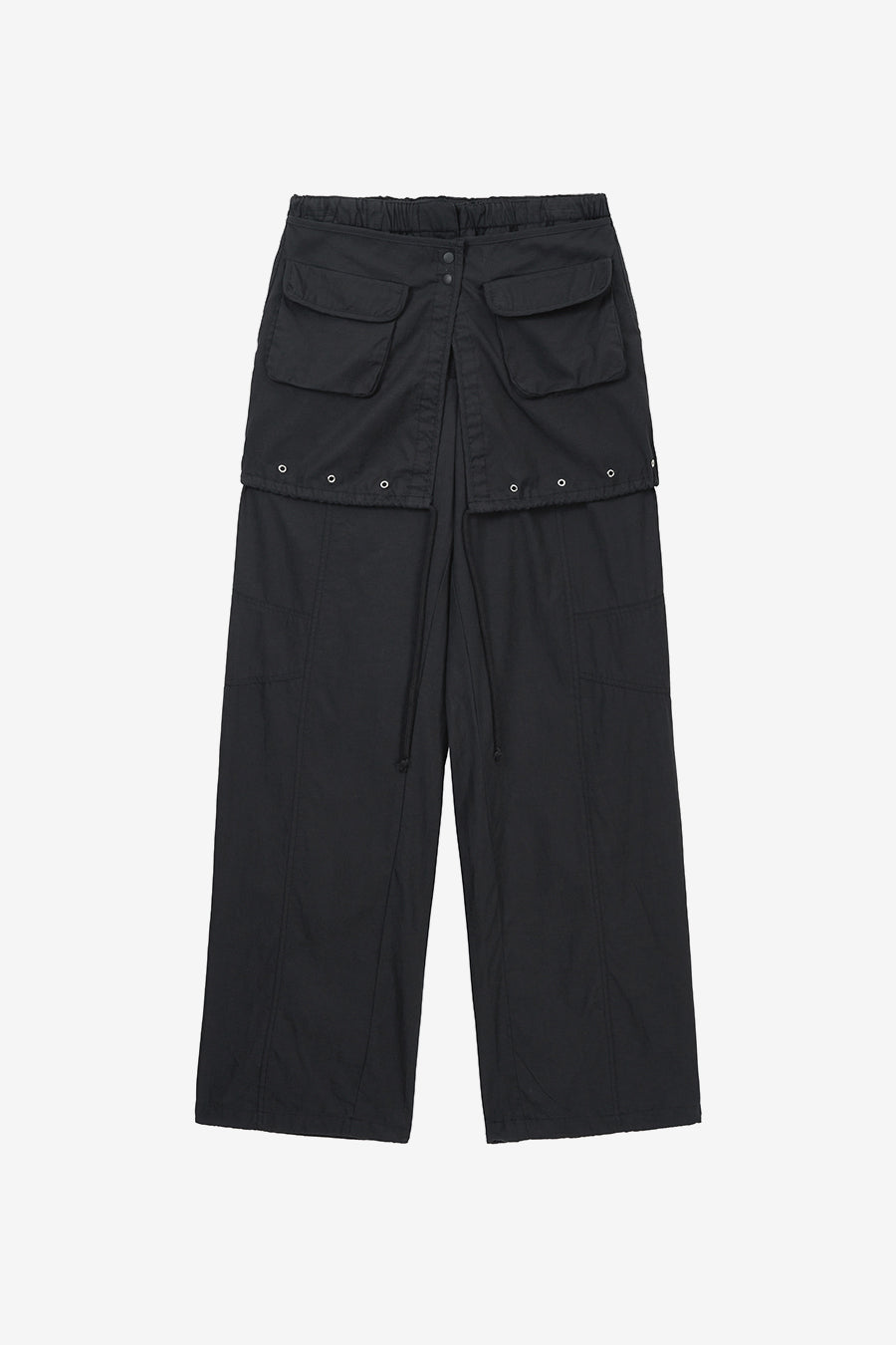 Insilence - Layered Parachute Pants (Black) product image 7 | TRAB K-Fashion Australia
