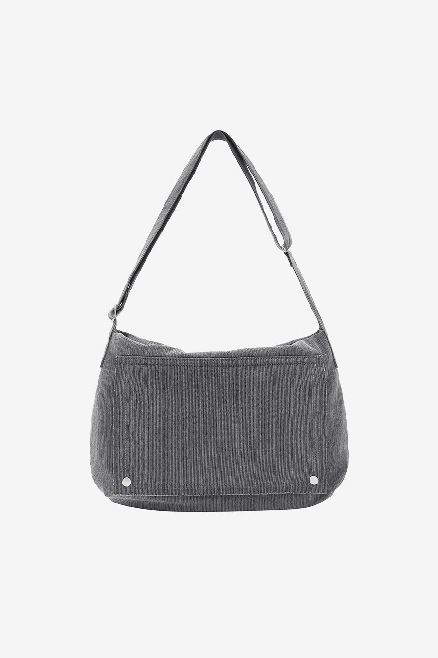 Insilence - Cotton Cut off Sling Bag (Charcoal) product image 7 | TRAB K-Fashion Australia