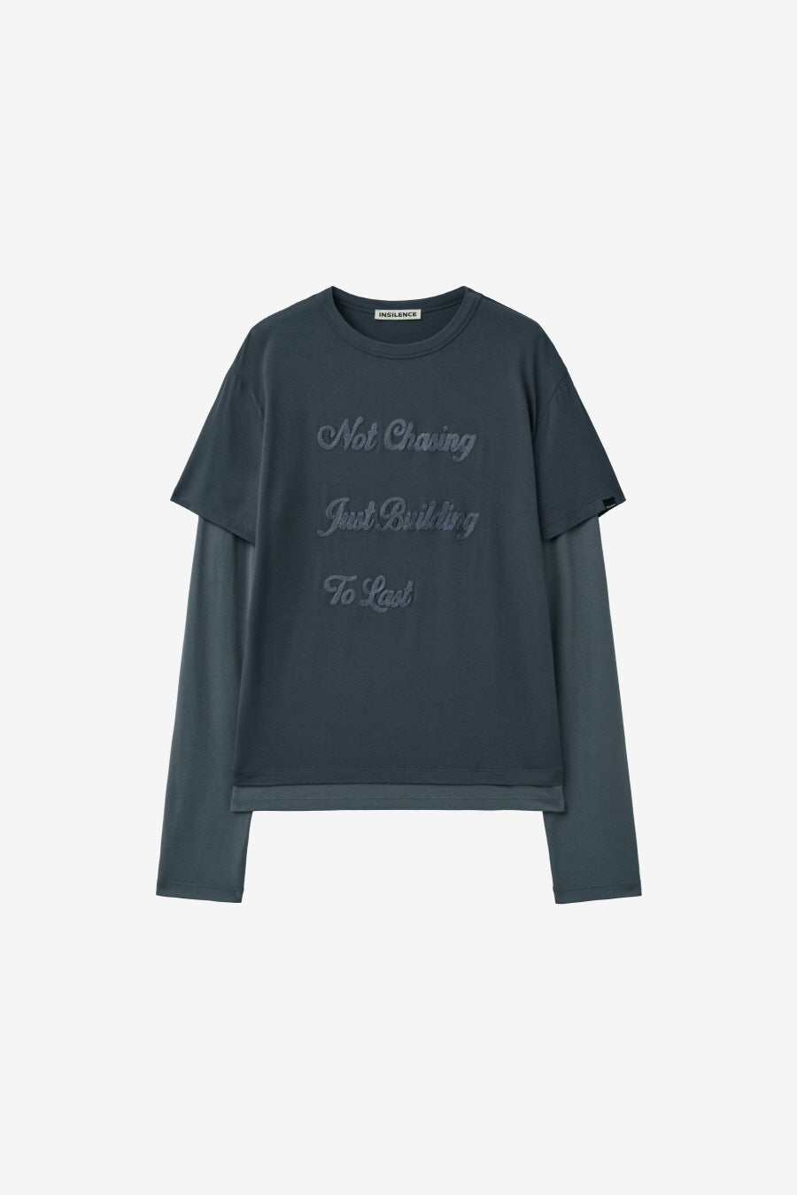 Insilence - Chasing Double-Layer Top (Deep Blue) product image 7 | TRAB K-Fashion Australia