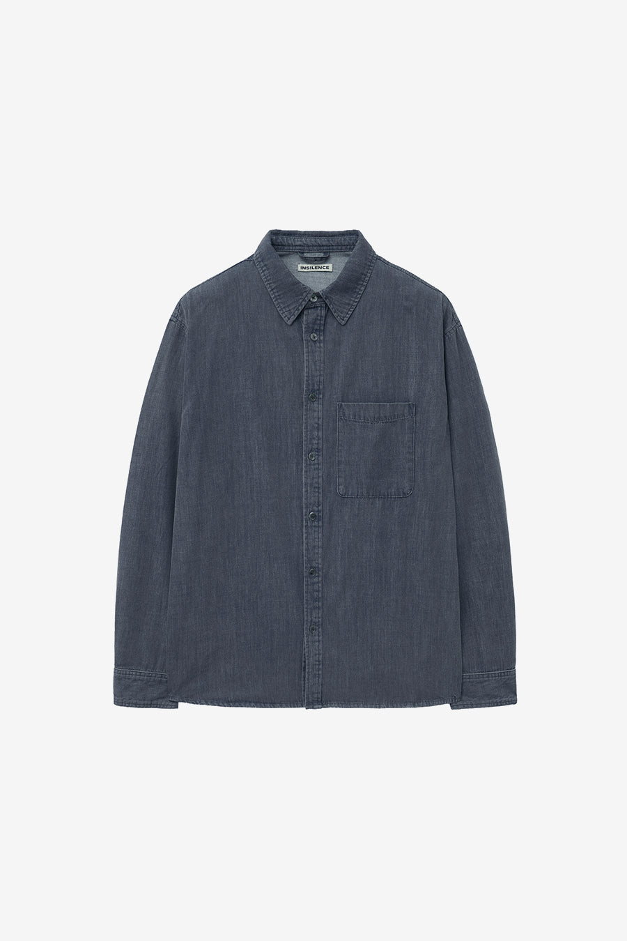 Insilence - Vintage Washed Denim Shirt (Vintage Indigo) product image 5 | TRAB K-Fashion Australia
