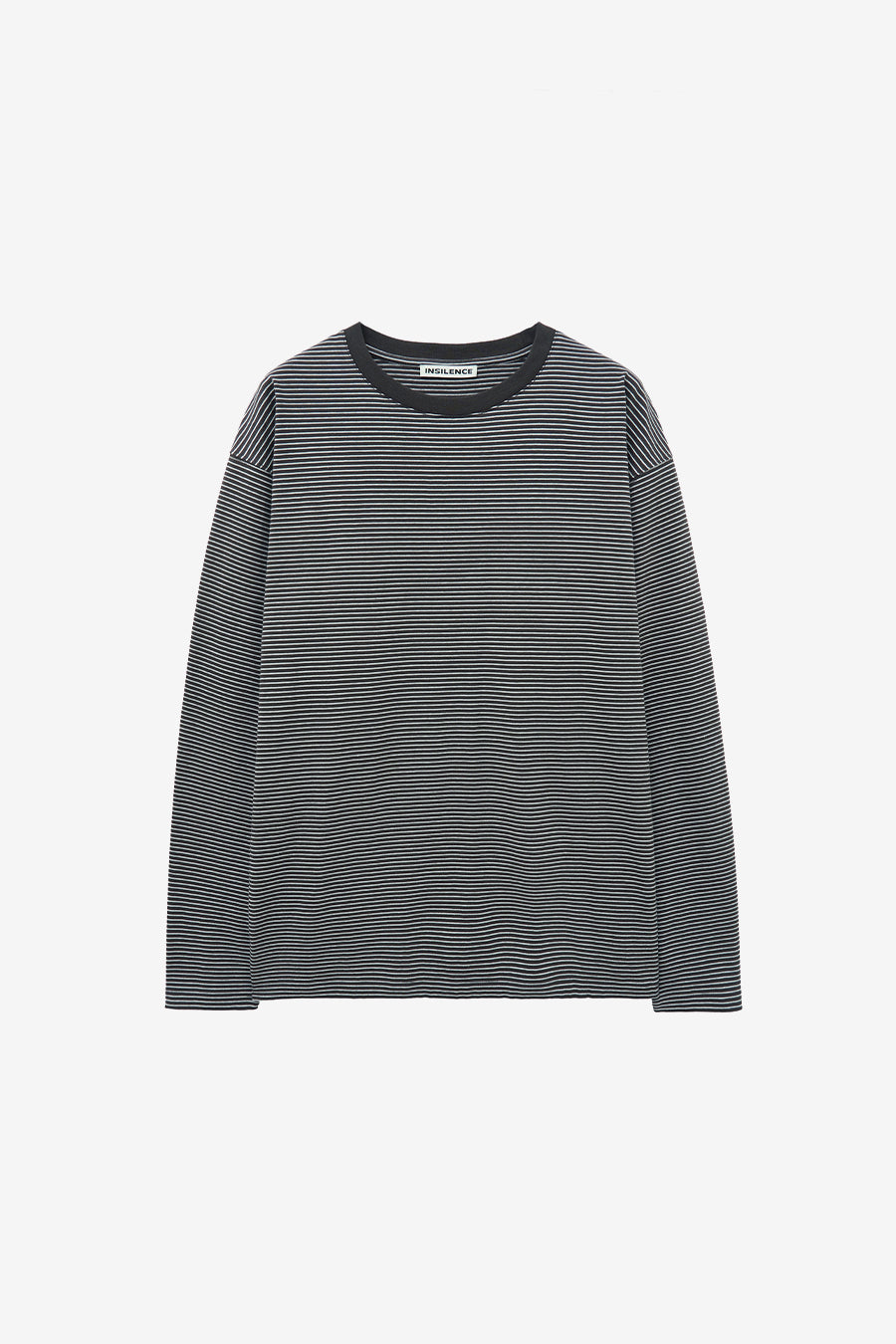 Insilence - Border Stripe Long Sleeve (Charcoal) product image 5 | TRAB K-Fashion Australia