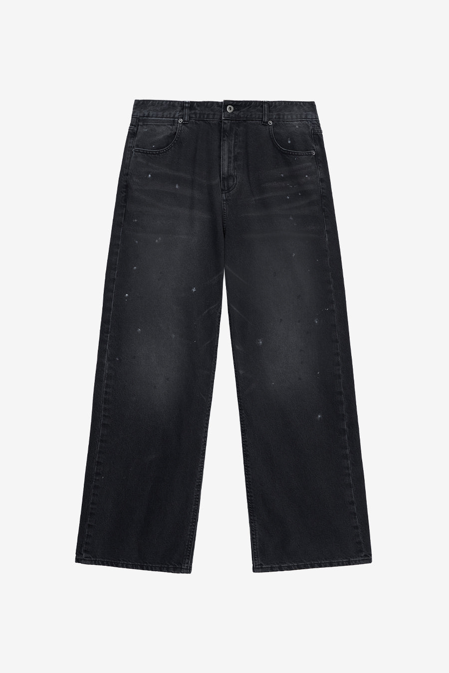 Insilence - Dirty Paint Denim Pants (Washed Black) product image 7 | TRAB K-Fashion Australia