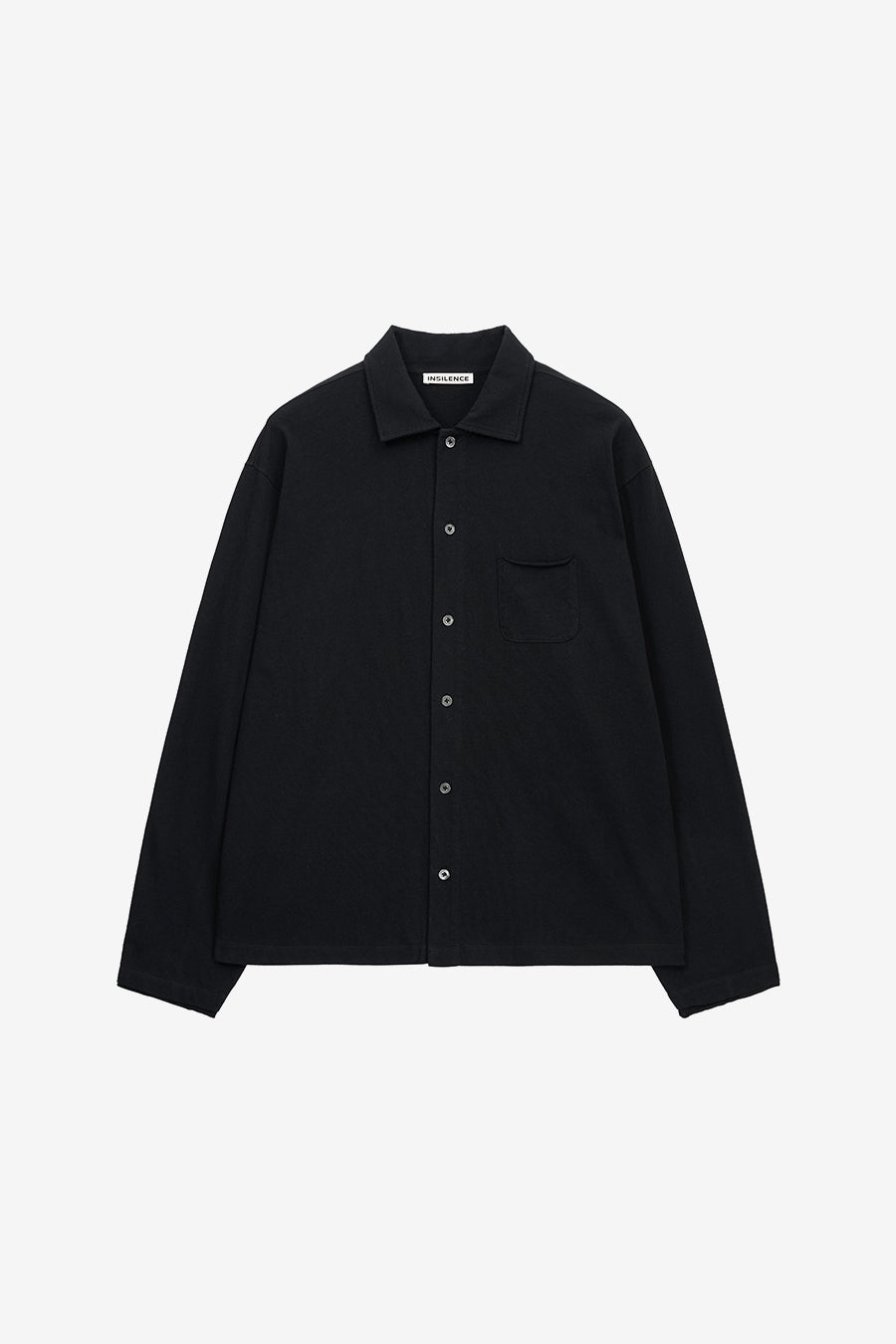 Insilence - Organic Cotton Jersey Shirt (Black) product image 7 | TRAB K-Fashion Australia