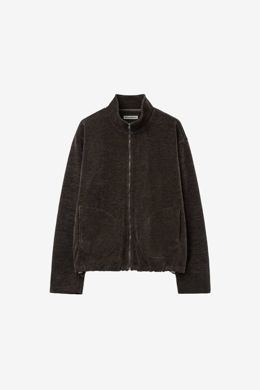 Insilence - High-neck Zip-up Jacket (Brown) product image 7 | TRAB K-Fashion Australia