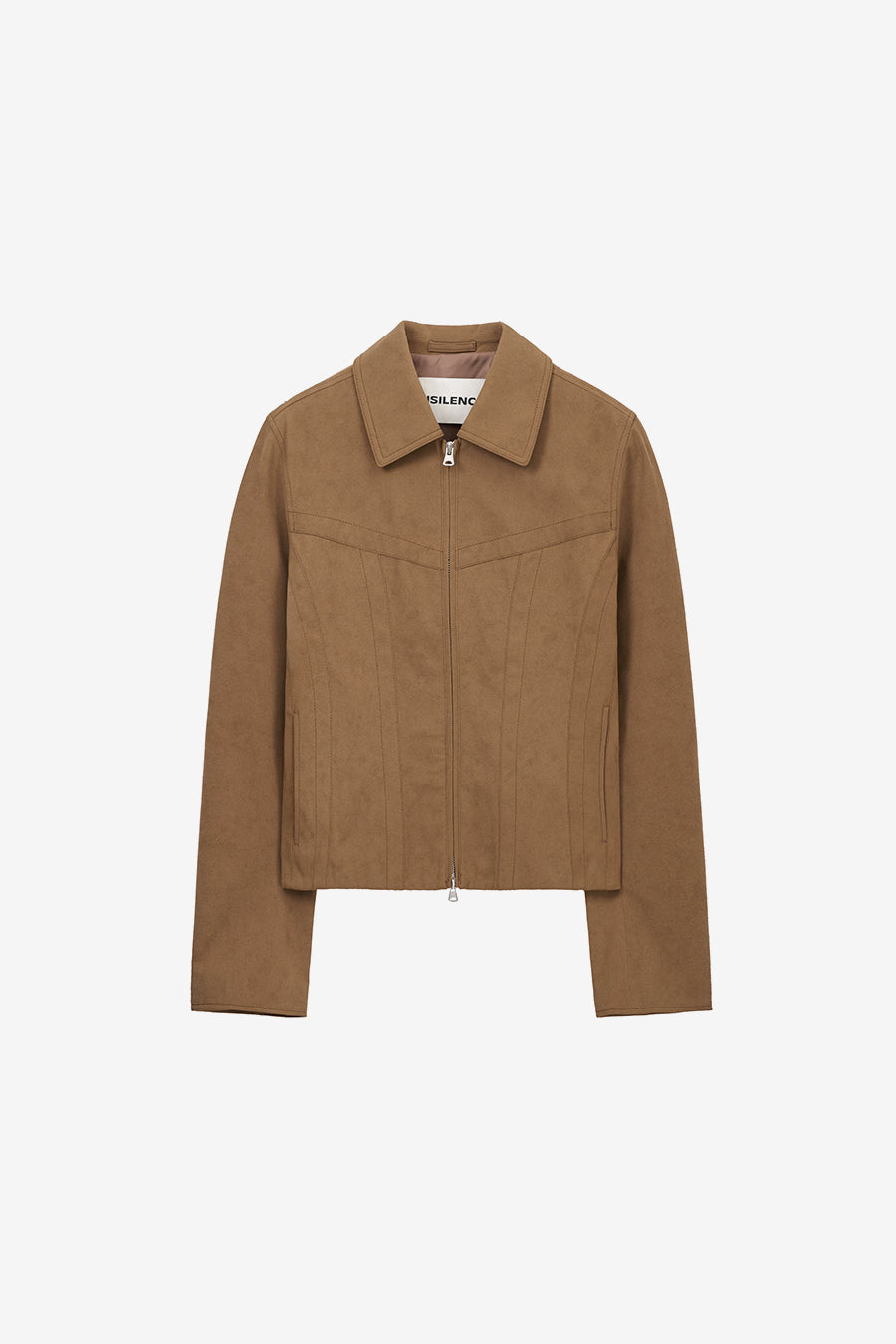Insilence - Vintage Faux Suede Jacket (Camel) product image 5 | TRAB K-Fashion Australia