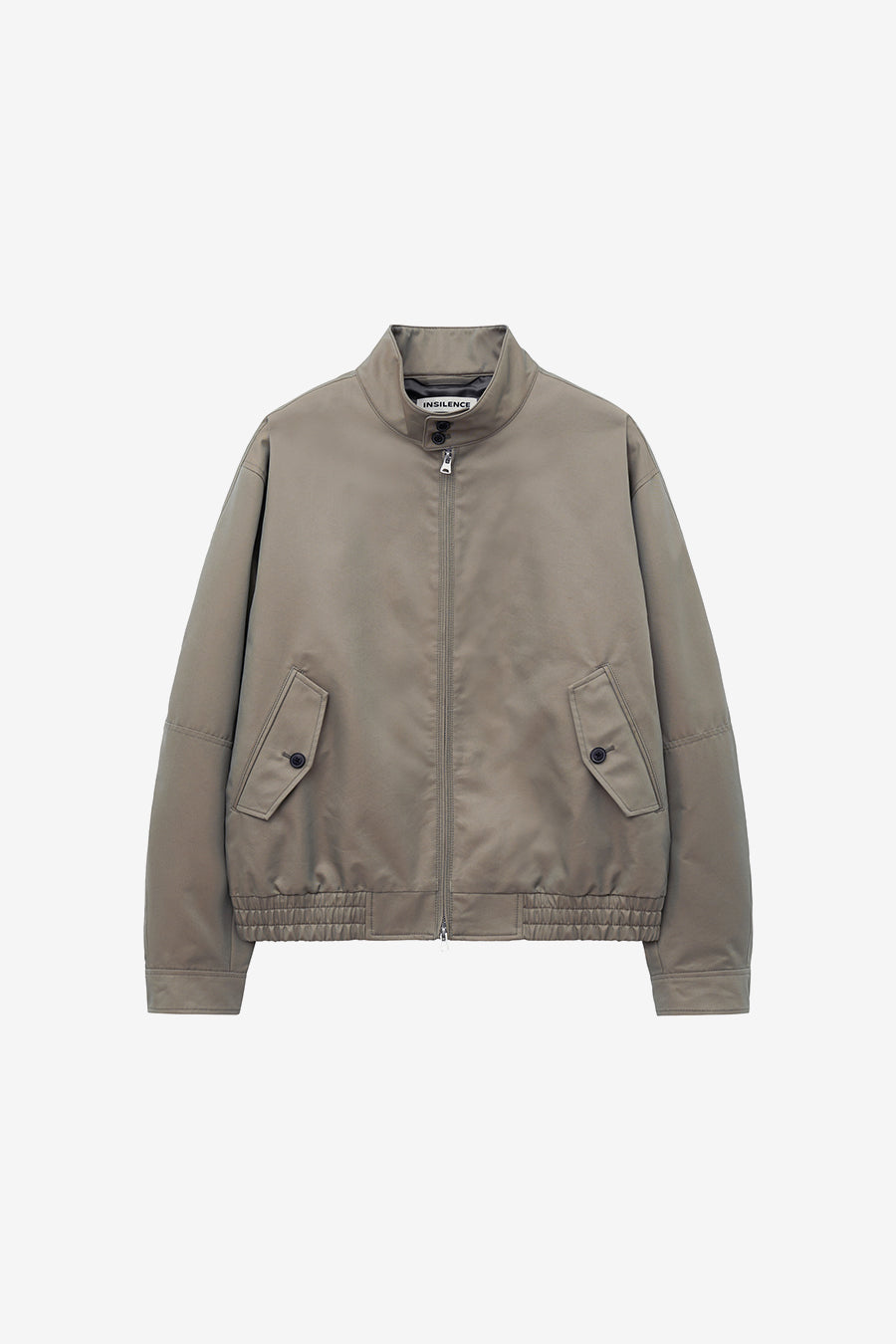 Insilence - Chambray Harrington Jacket (Mocha Brown) product image 7 | TRAB K-Fashion Australia