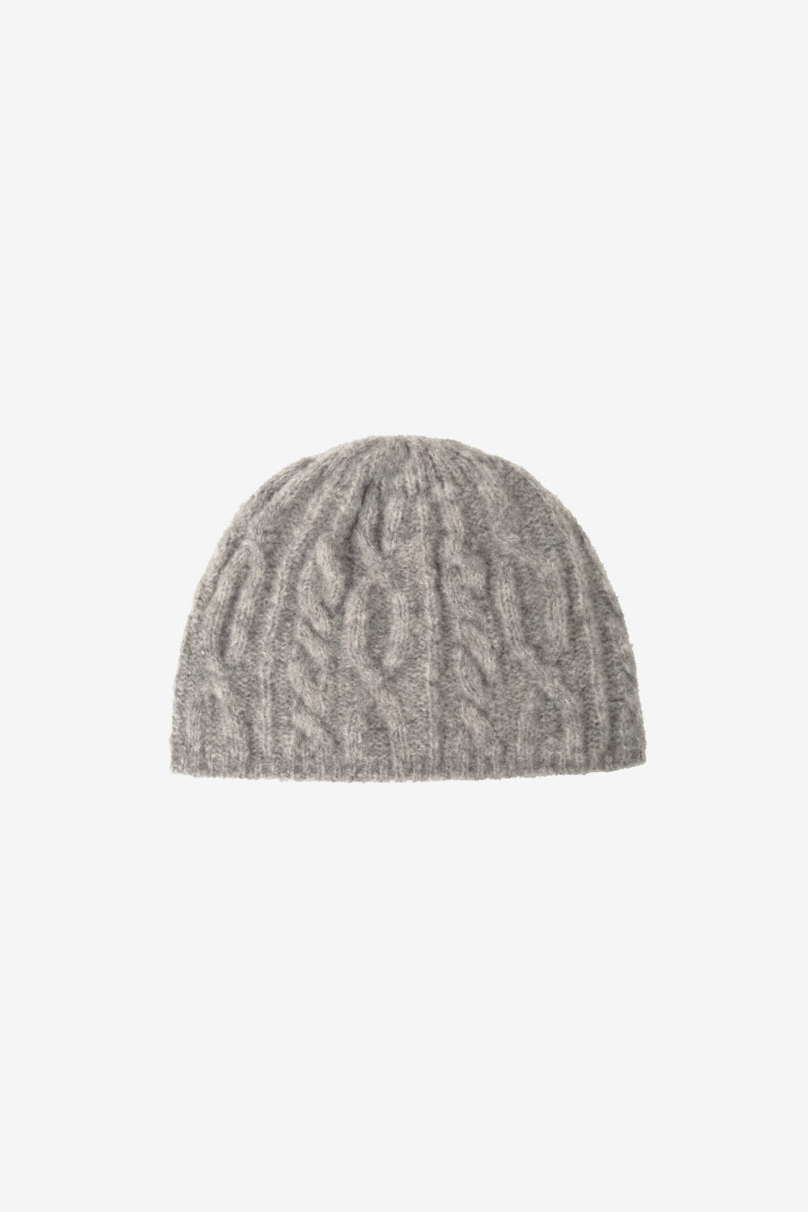 Insilence - Cable Knit Beanie (Melange Brown) product image 5 | TRAB K-Fashion Australia