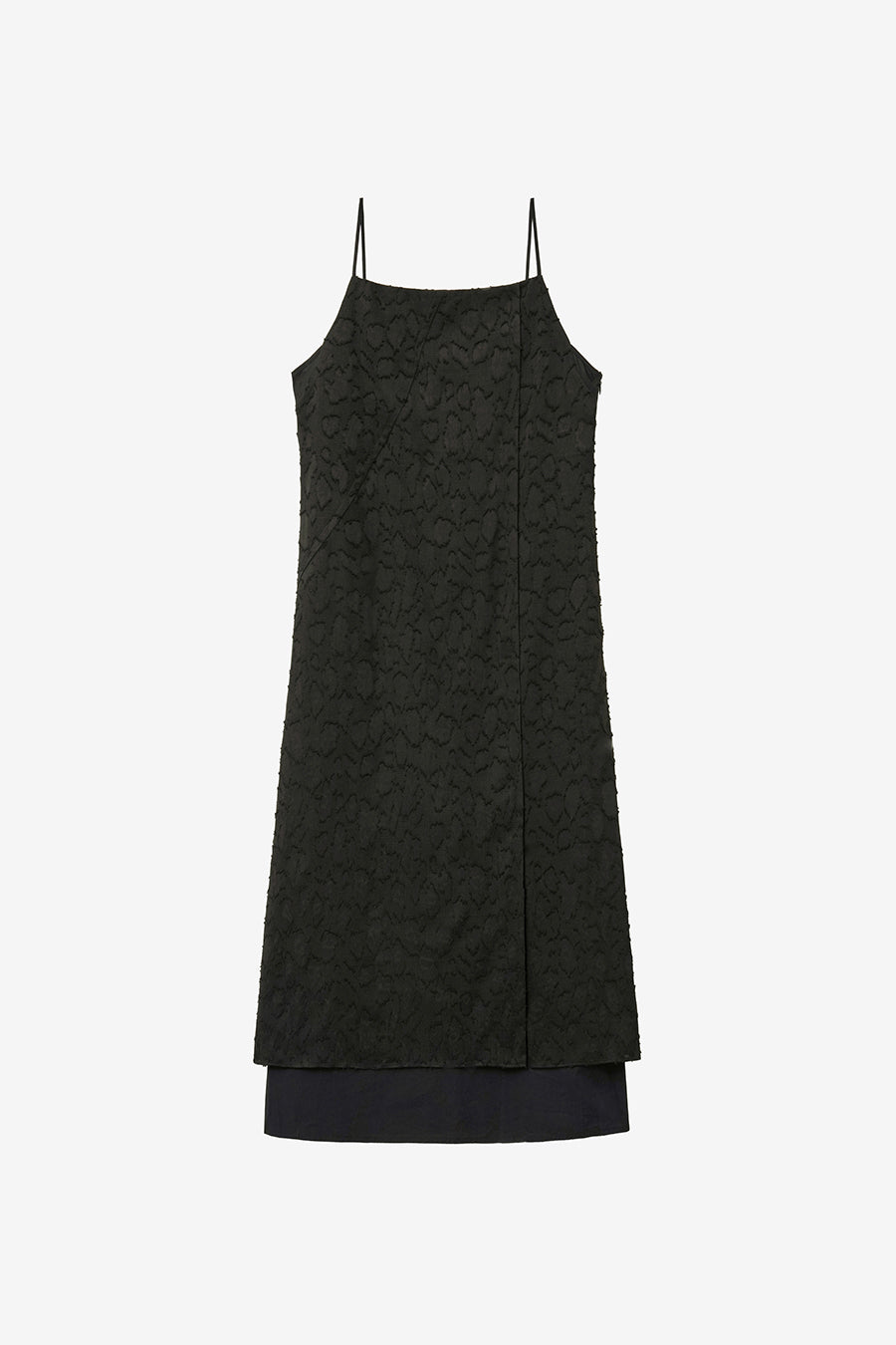 Insilence - Textured Jacquard Dress (Black) product image 7 | TRAB K-Fashion Australia