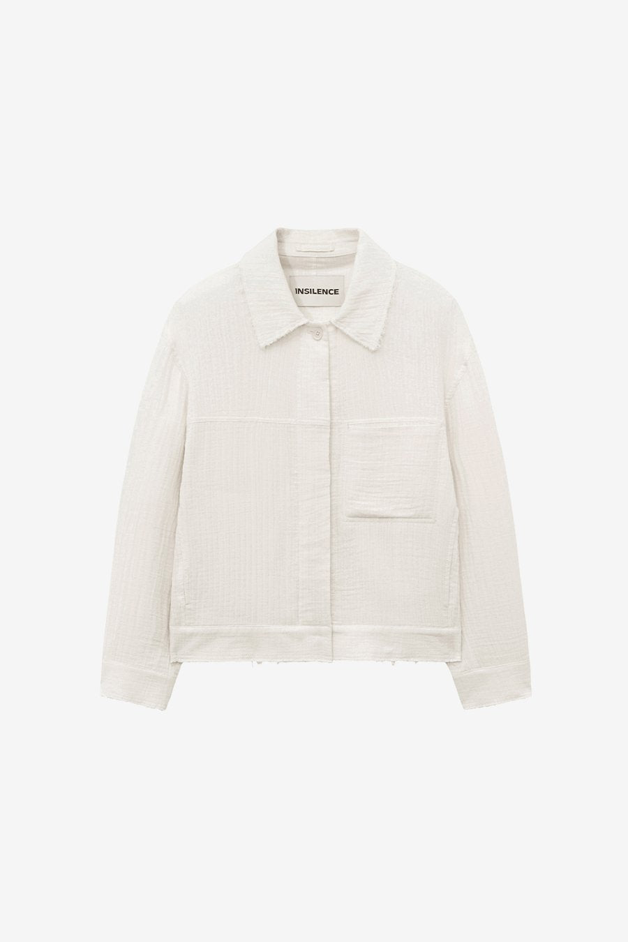Insilence - Double Gauze Cut off Jumper (Cream) product image 7 | TRAB K-Fashion Australia
