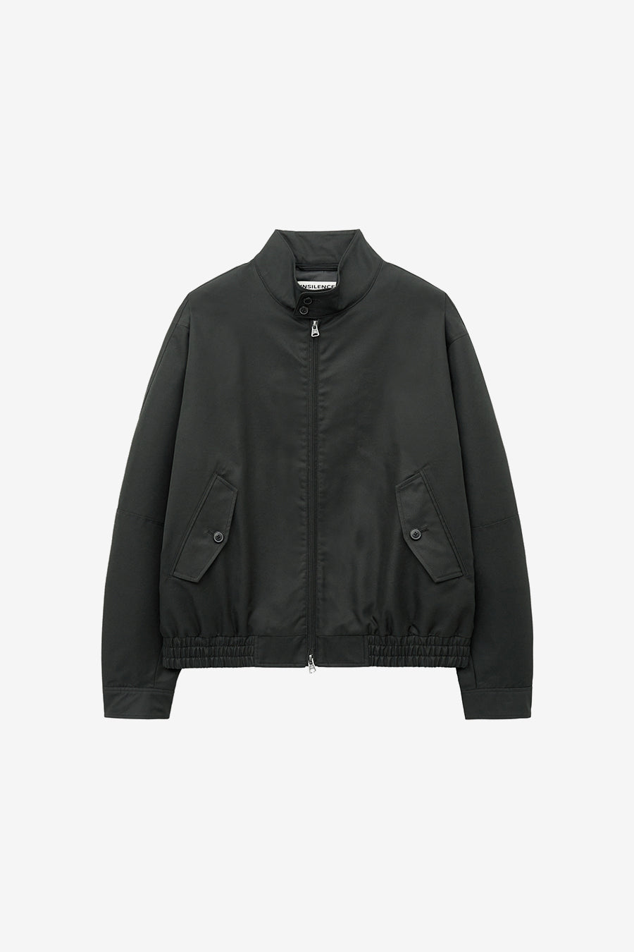 Insilence - Chambray Harrington Jacket (Black Chambray) product image 7 | TRAB K-Fashion Australia