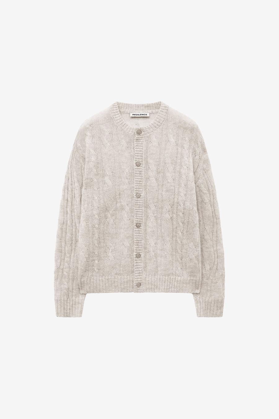 Insilence - Seared Cable Cardigan (Light Beige) product image 7 | TRAB K-Fashion Australia