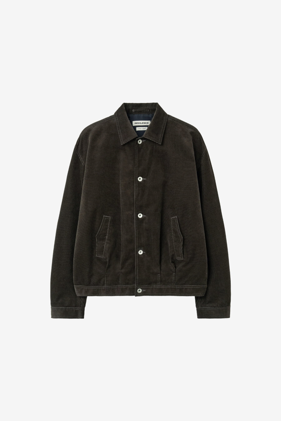 Insilence - Corduroy Trucker Jacket (Brown) product image 7 | TRAB K-Fashion Australia