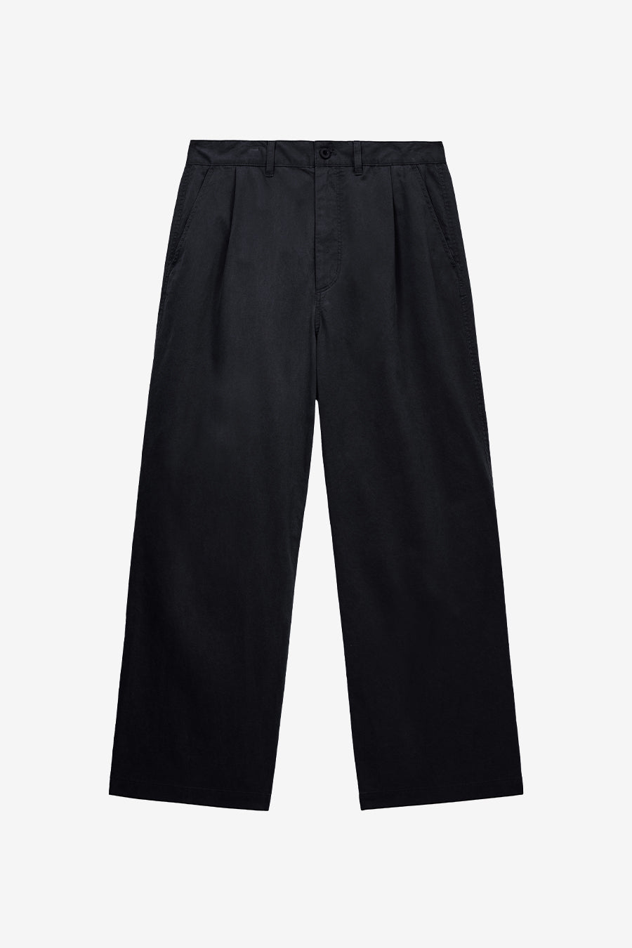 Insilence - Washed Cotton Back-Tuck Chino Pants (Washed Black) product image 5 | TRAB K-Fashion Australia