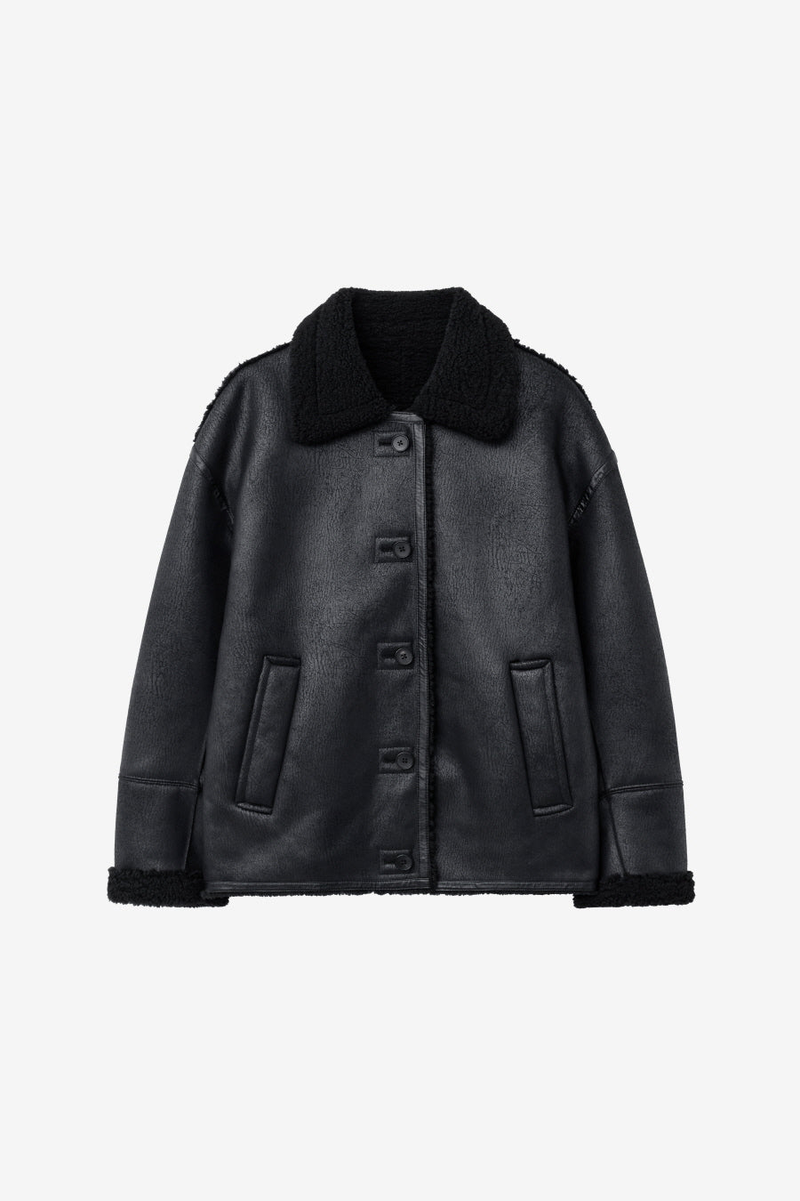 Insilence - Vintage Button-down Mustang (Black) product image 7 | TRAB K-Fashion Australia