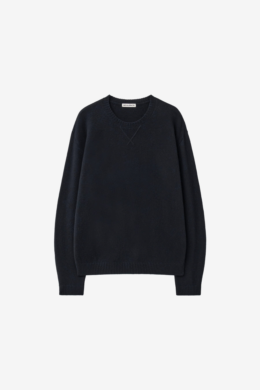 Insilence - Gusset Wool Crew Neck Pullover (Black) product image 5 | TRAB K-Fashion Australia