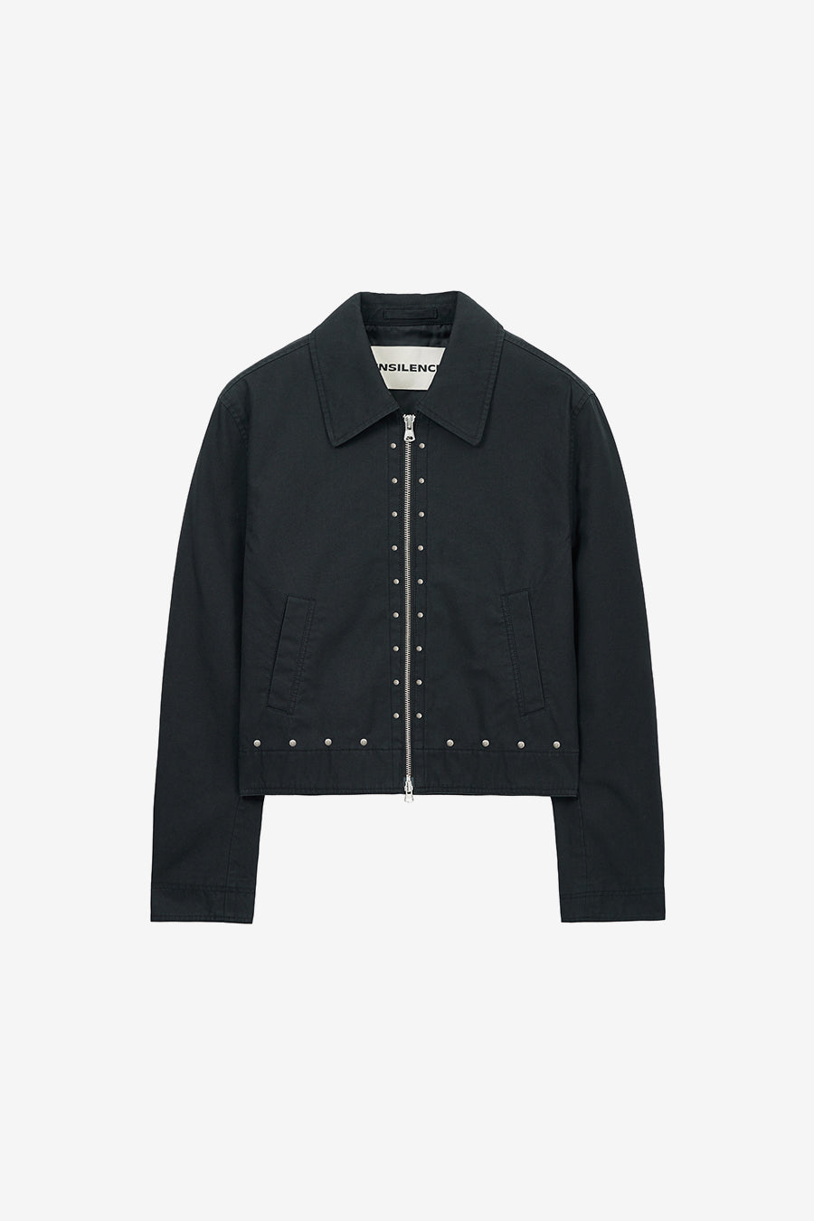 Insilence - Cotton Stud Jacket (Black) product image 7 | TRAB K-Fashion Australia