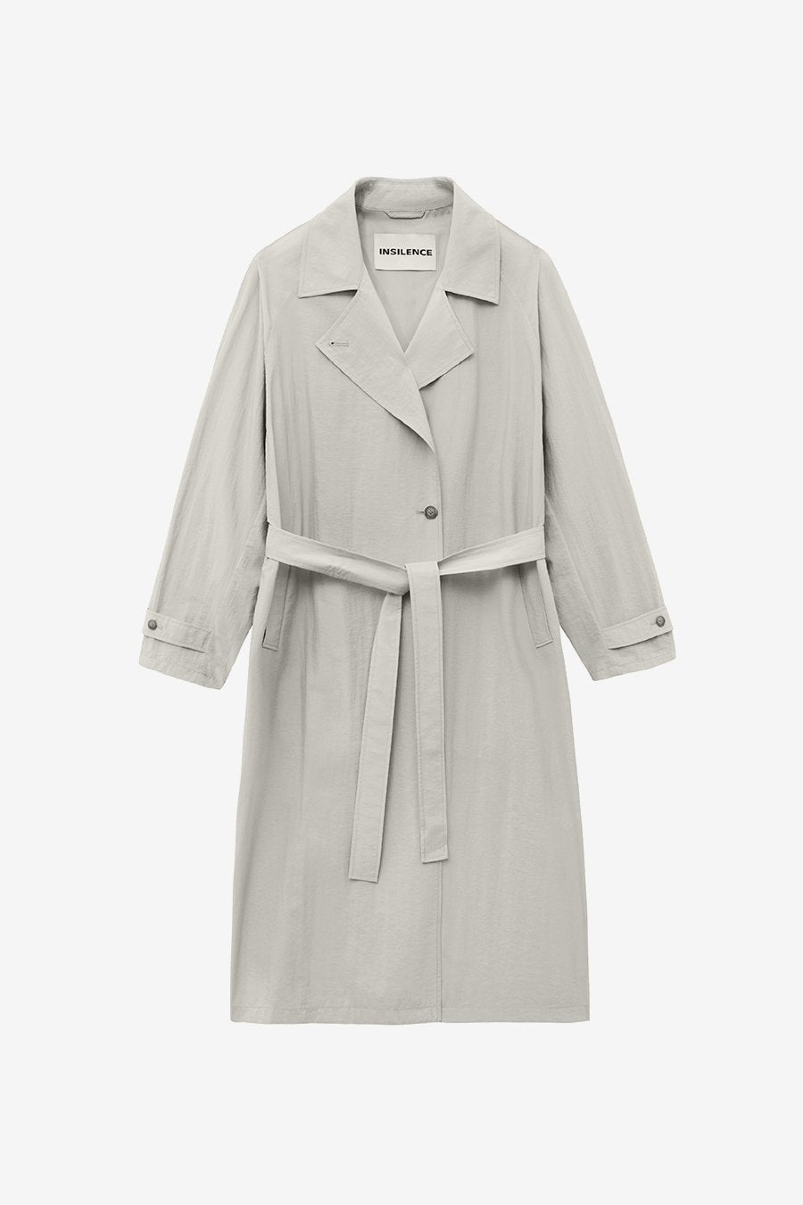 Insilence - Sheer Nylon Trench (Ash Beige) product image 6 | TRAB K-Fashion Australia