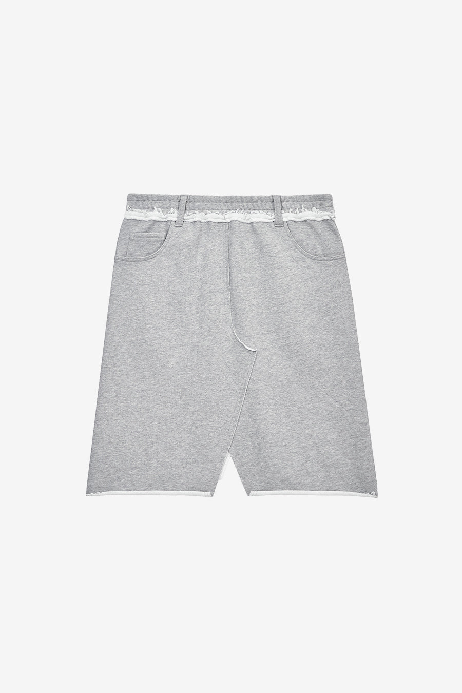 Insilence - Cutout Sweat Skirt (Melange Grey) product image 7 | TRAB K-Fashion Australia