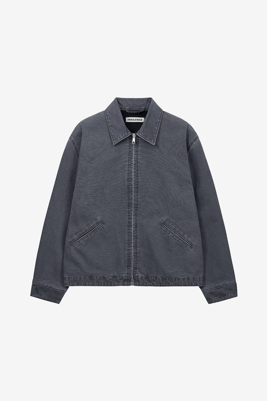 Insilence - Duck Cotton Work Jacket (Faded Grey) product image 7 | TRAB K-Fashion Australia