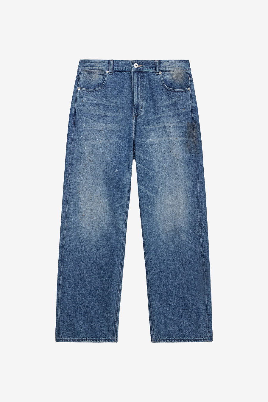 Insilence - Dirty Paint Denim Pants (Blue) product image 7 | TRAB K-Fashion Australia