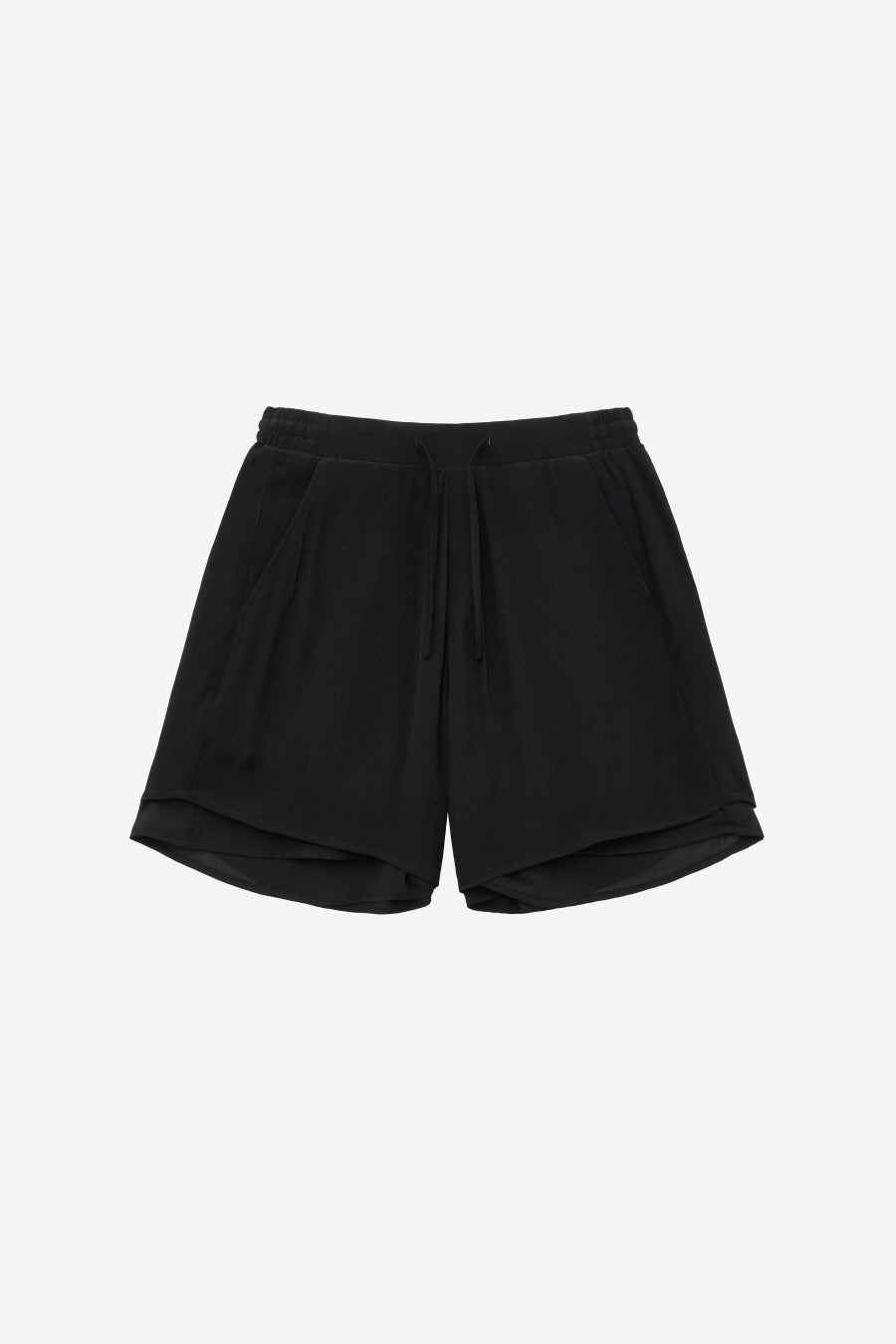Insilence - Feminine Chiffon Shorts (Black) product image 7 | TRAB K-Fashion Australia