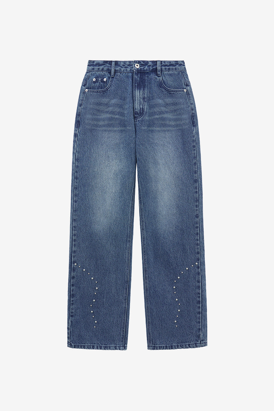 Insilence - Curving Stud Denim (Blue) product image 7 | TRAB K-Fashion Australia