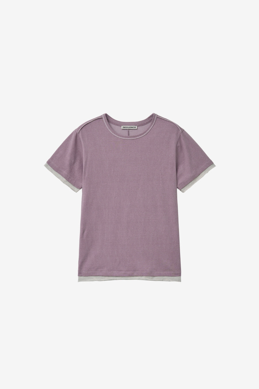Insilence - Layered Pigment T-shirt (Purple) product image 7 | TRAB K-Fashion Australia