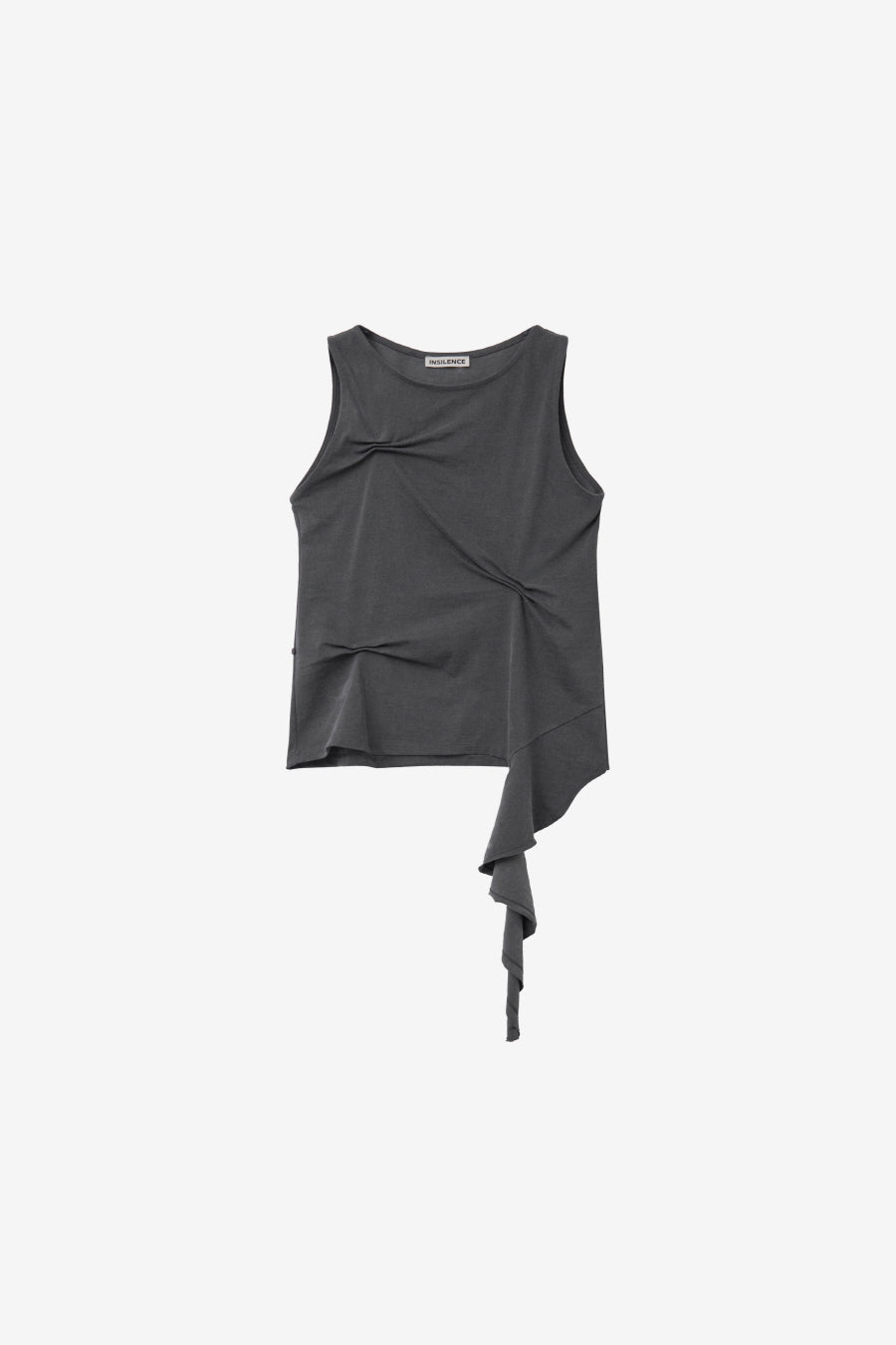 Insilence - Pintuck Drape Sleeveless (Charcoal) product image 7 | TRAB K-Fashion Australia