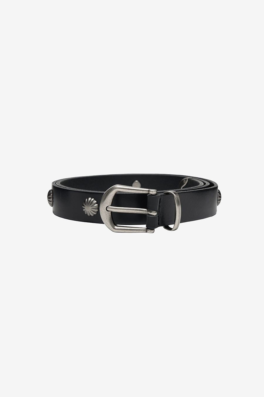 Insilence - Signature Studded Leather Belt (Black) product image 6 | TRAB K-Fashion Australia