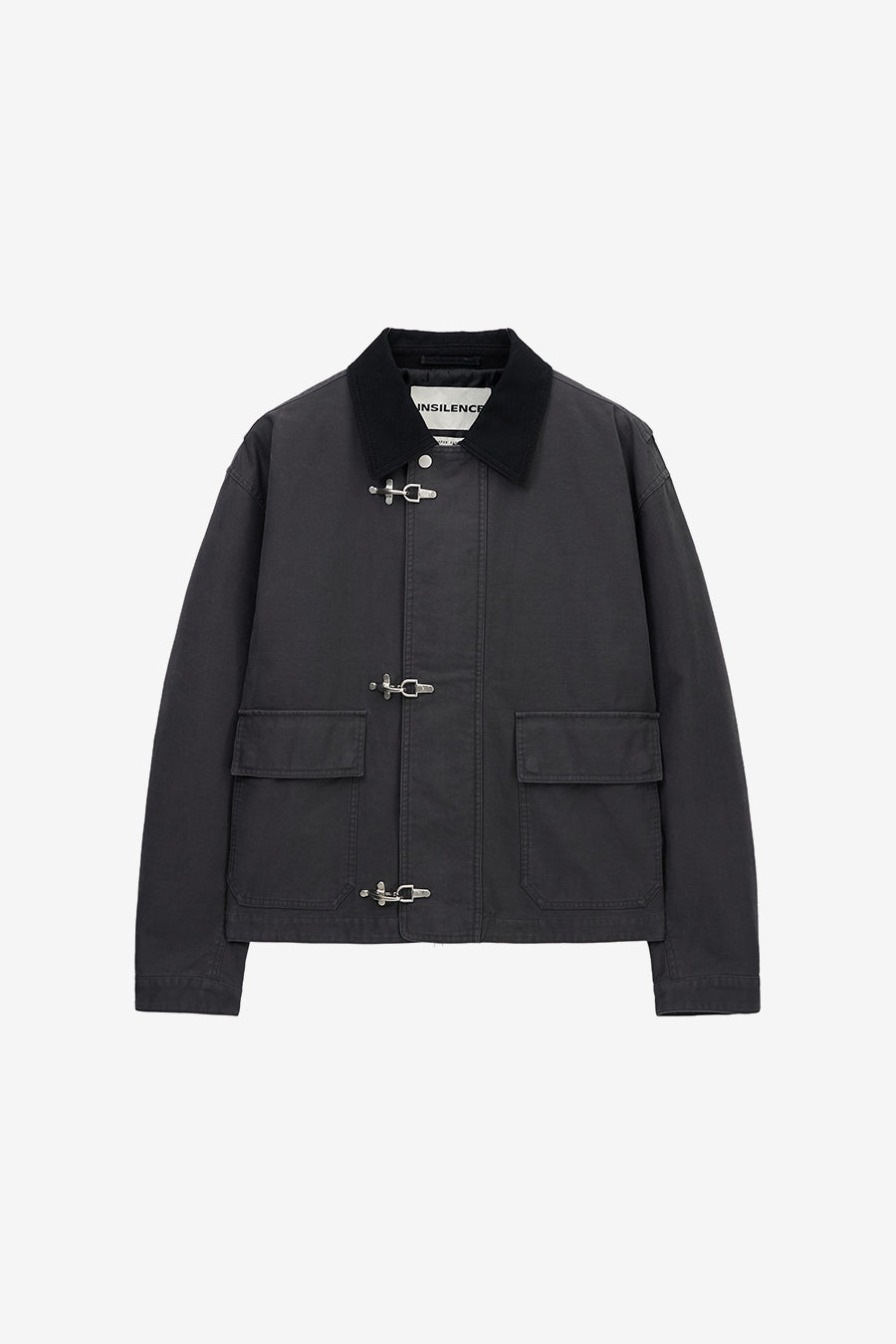 Insilence - Back Satin MK3 Flight Jacket (Anthracite) product image 7 | TRAB K-Fashion Australia